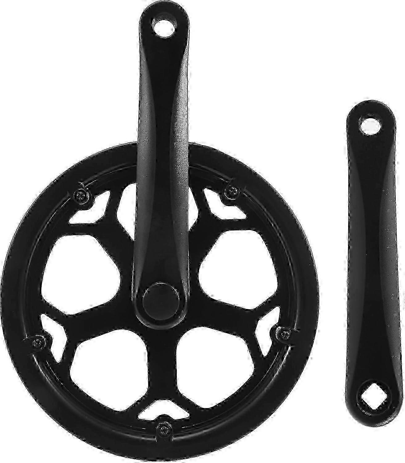 Folding Bike Crankset 48T Square Hole 170Mm Cnc Crankset Bicycle Crank Set Sprocket