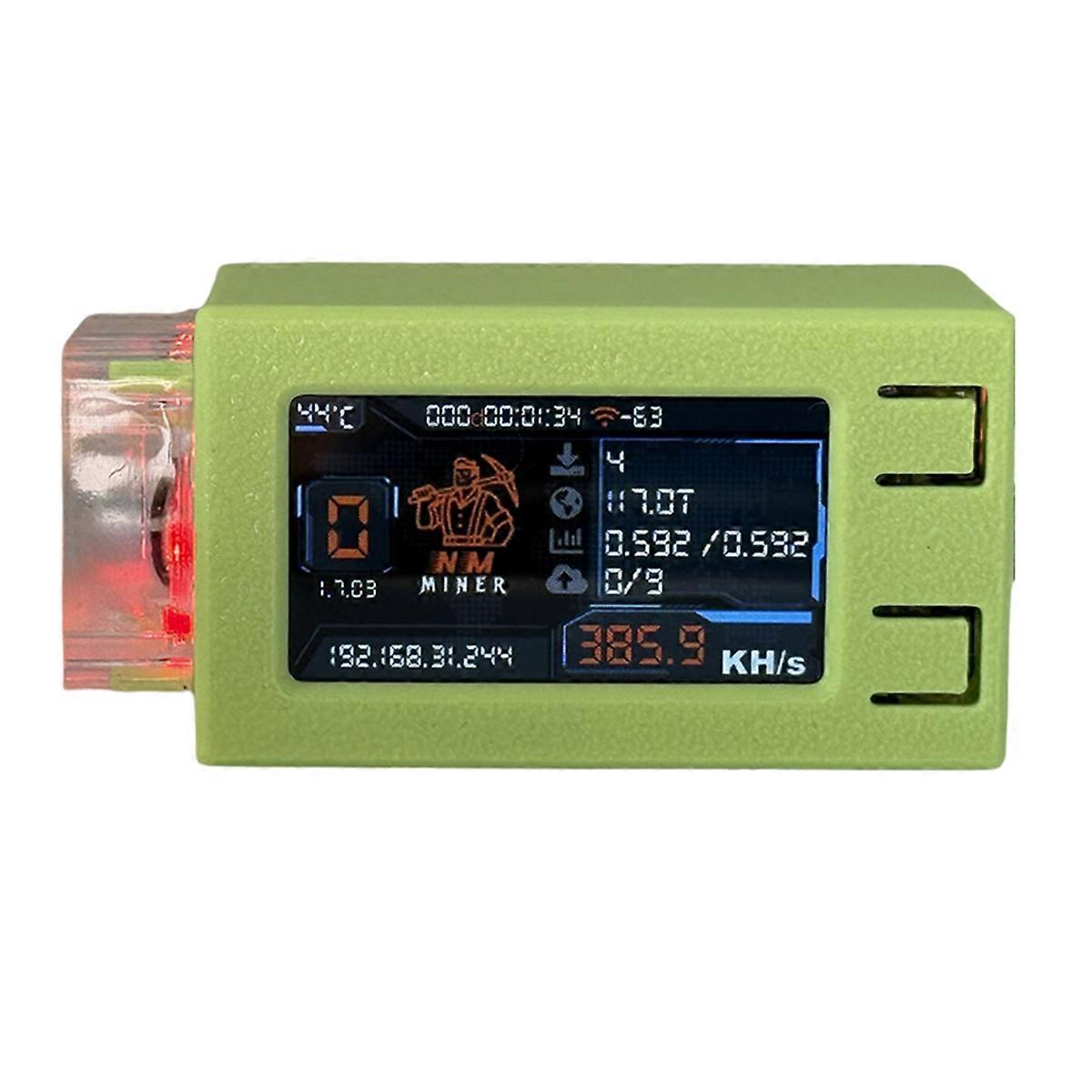 Nerdminer V2 Pro Max with RGB Cool Fan 390KH/S Solo Lottery Miner BTC Miner Nerd Miner Bitcoin Crypto Miner NMMiner
