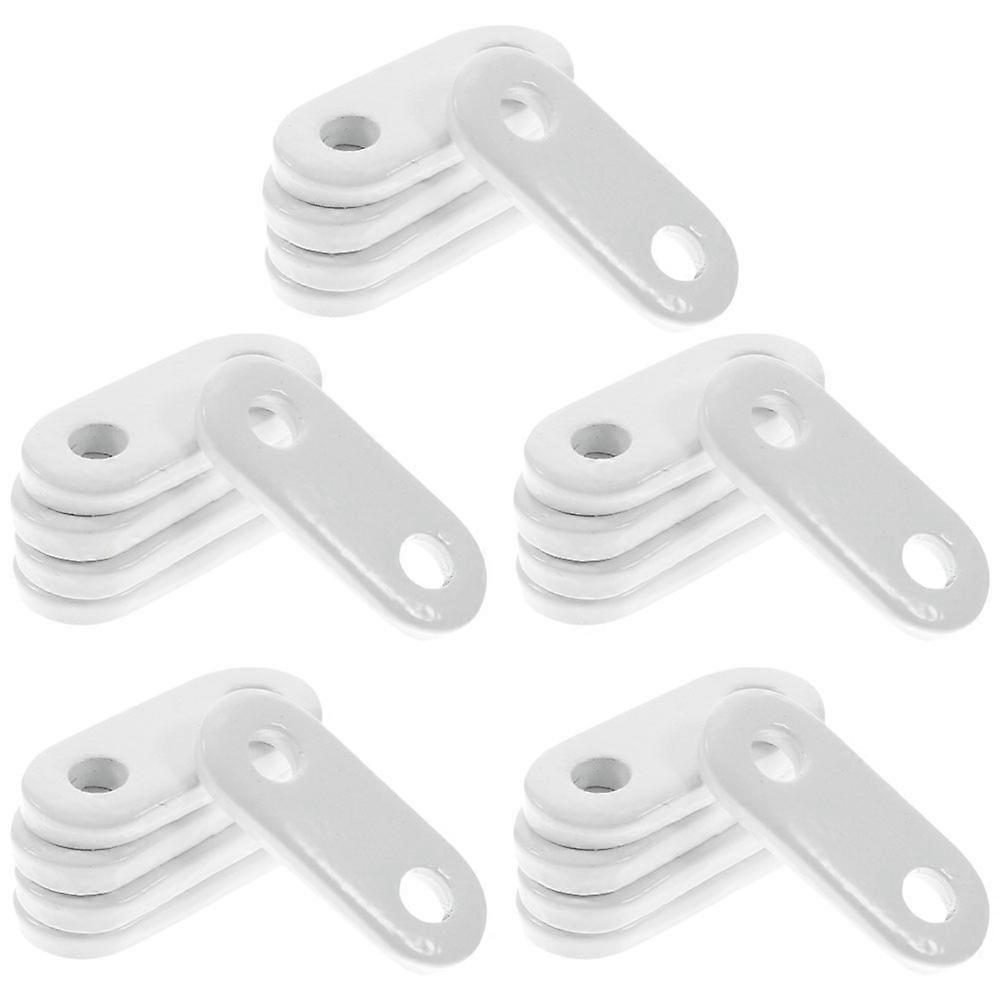 Weights For Curtains 25Pcs Suitable For Homeowners Improving Durability In Living Spaces 5.2X1.6X0.5CM White Preventing Movement