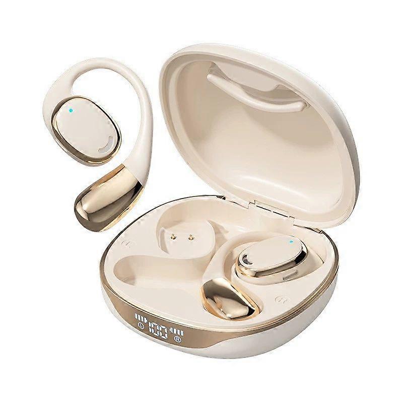 AI Translation Headphones 144 Languages 3-in-1 Wireless Bluetooth Music and Translator for Business and Travel(Gold)