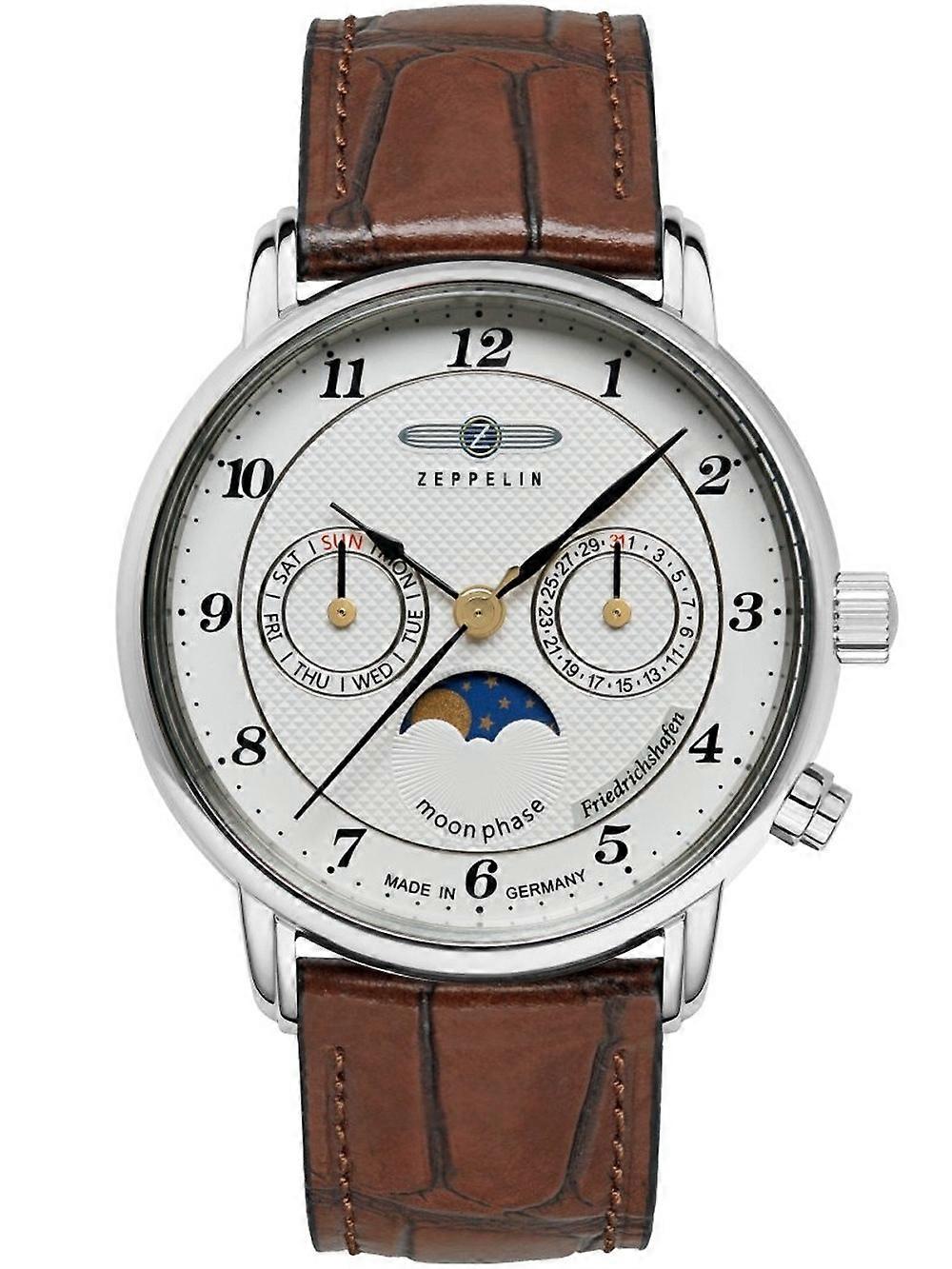 Zeppelin 8537-1 Friedrichshafen Moon Phase 35mm 5ATM 