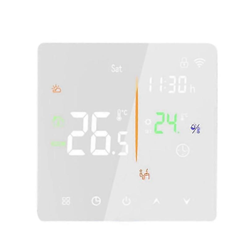 For Embedded Thermostat Without Wifi 3a Water Heatingwallmounted Boiler Universal Smart Timing Touch