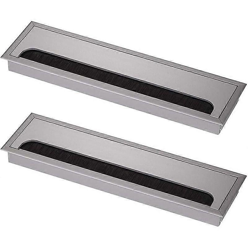 Total 2 packs of cable trough covers, rectangular wire, to be recessed into the