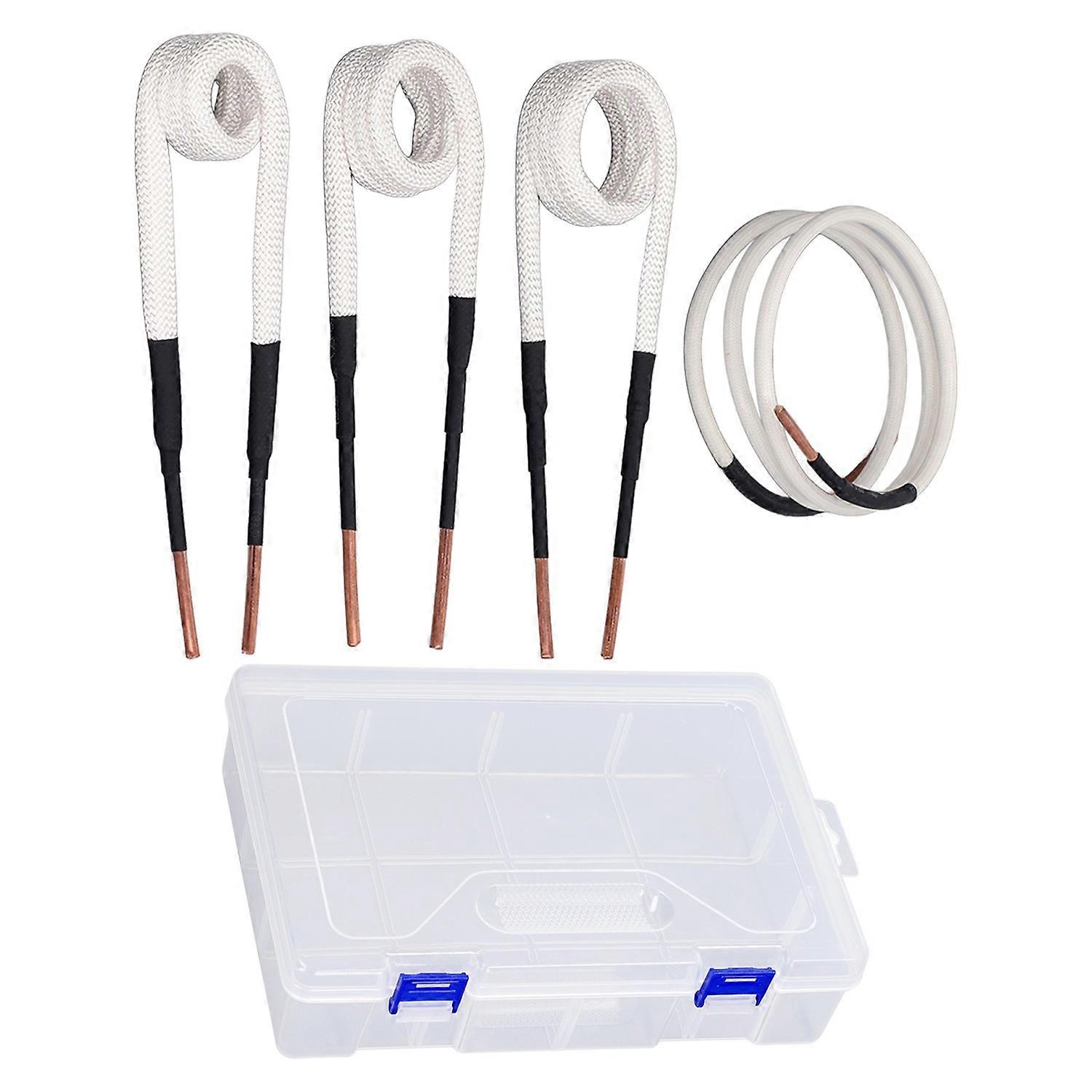 Feature:
1. SPECIFICATIONS: Including 4pcs induction coils, 20mm, 25mm, 30mm, and 750mm free type co