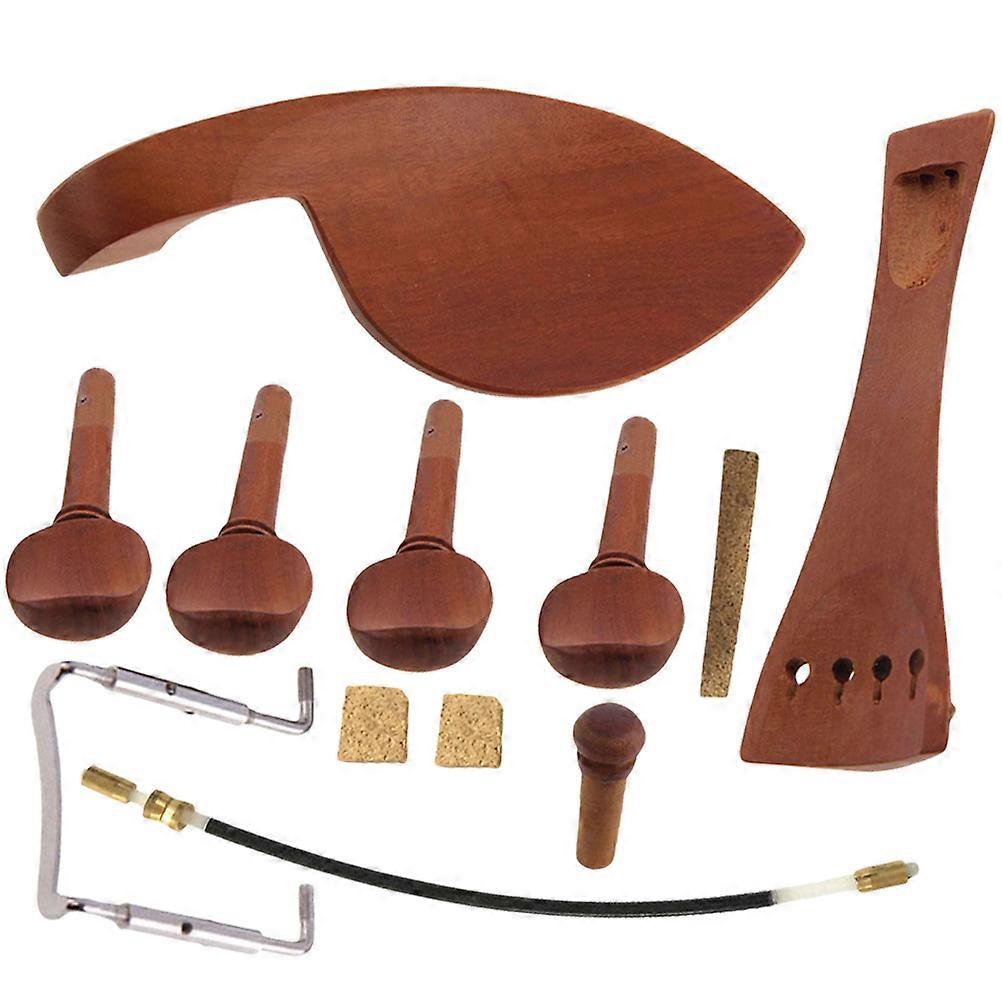 Light Yellow Jujube Wood Violin Accessories Set for Storage 2Sets Quality