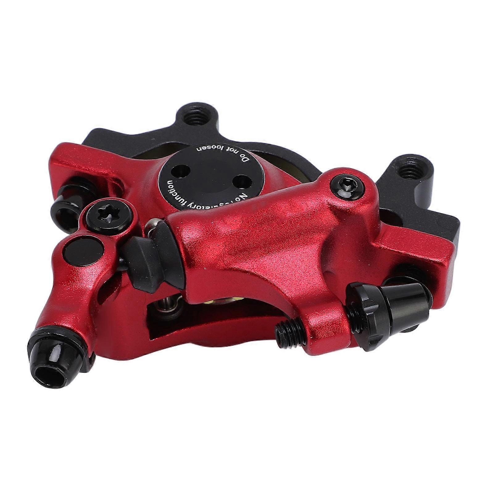 HB100 Hydraulic Disc Brake Caliper with Adapter Red Alloy Eagle