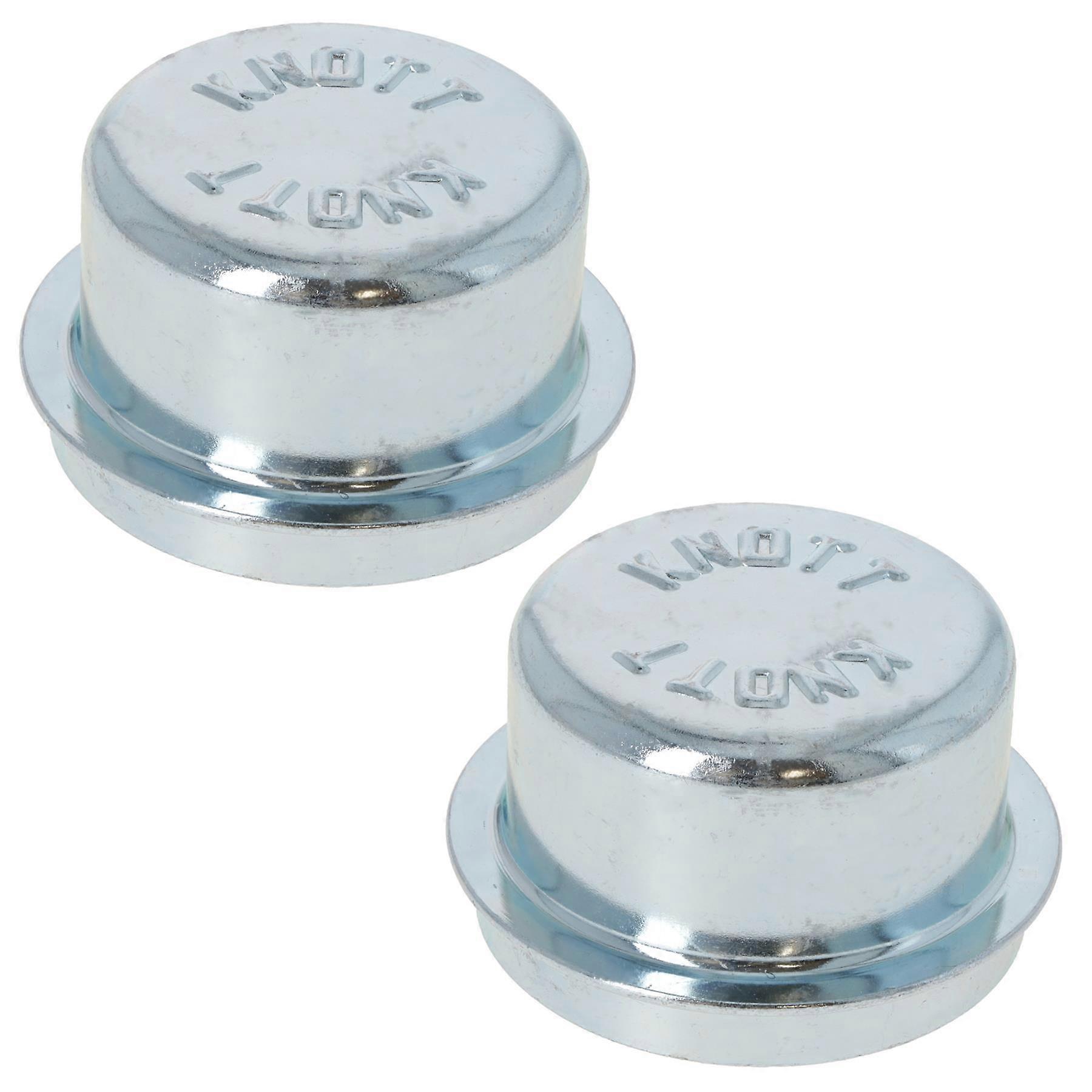 2 PACK 72mm Knott Dust Cap Wheel Hub Trailer Caravan Bearing Grease
