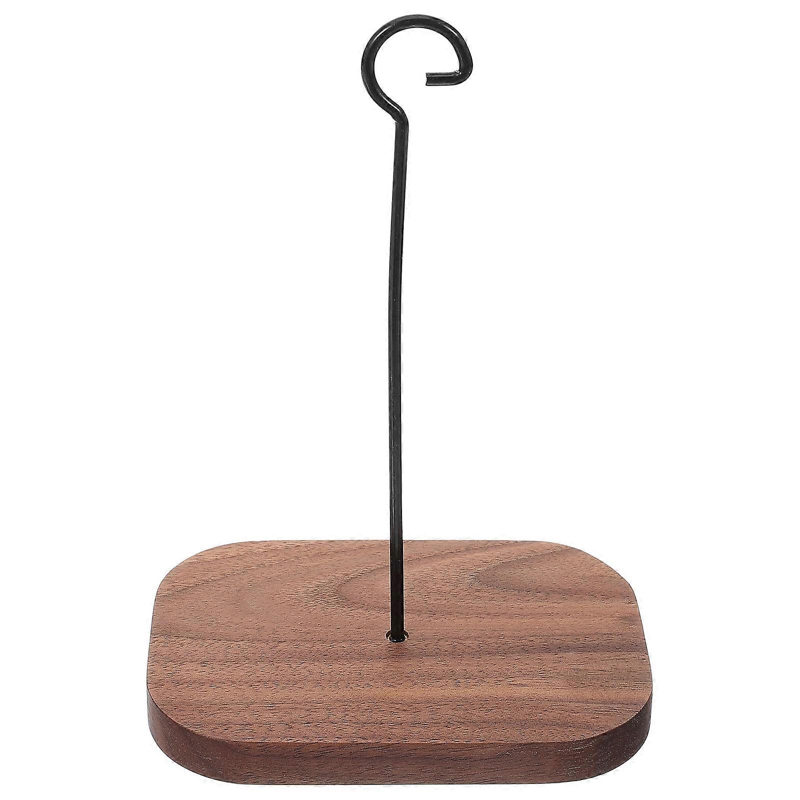 Outdoor Wind Chime Hanger Wood Hooks for Hanging Rack 3Pcs Set