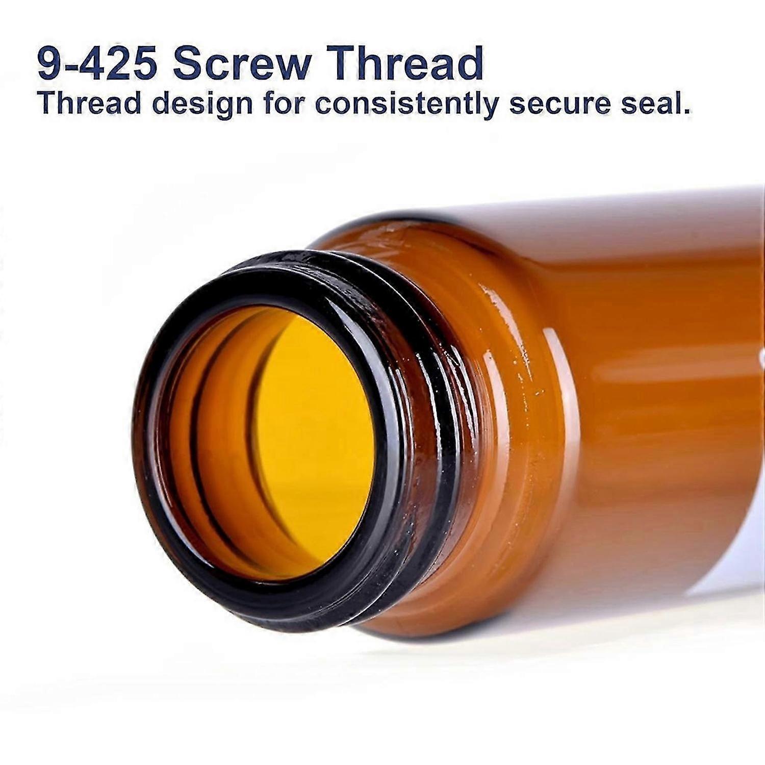 4ML Autosampler Vial, 100Pcs HPLC/GC Vial 9-425 Lab Vials Sample Vial