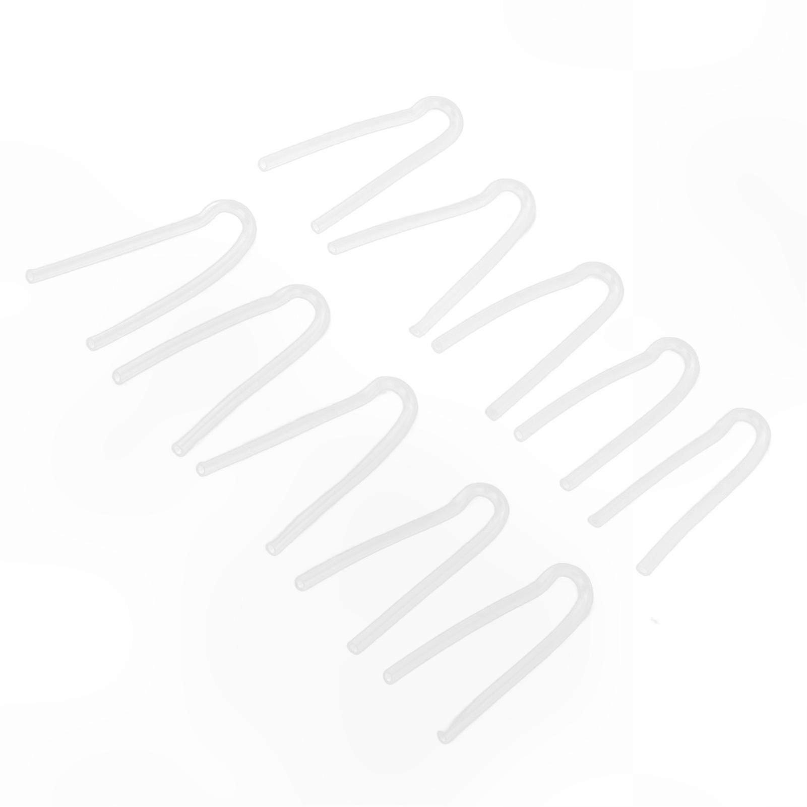 10-Pack R-Type BTE Earmold Tubes for Hearing Aid Devices