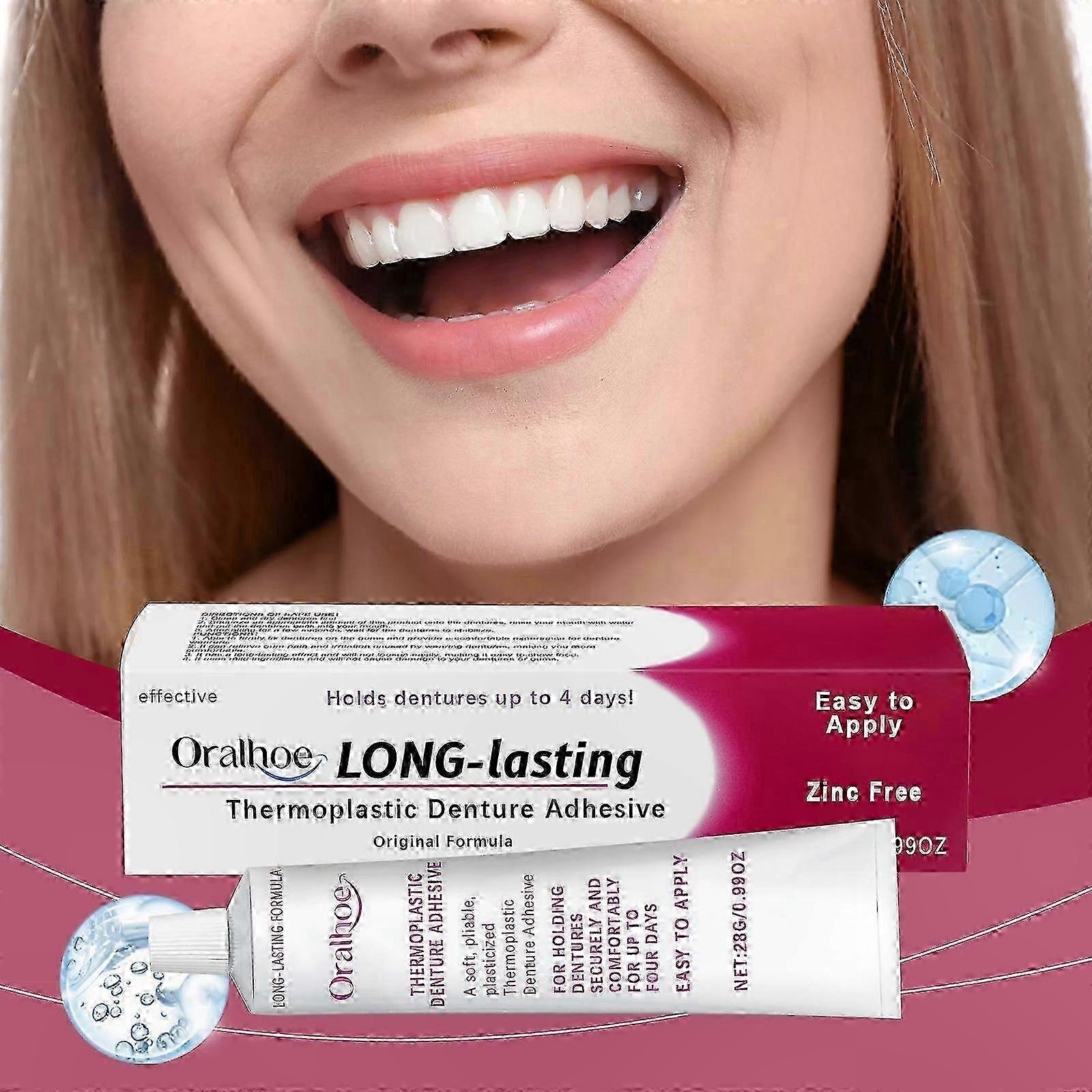 Thermoplastic Adhesive for Secure Denture Fit and Comfort