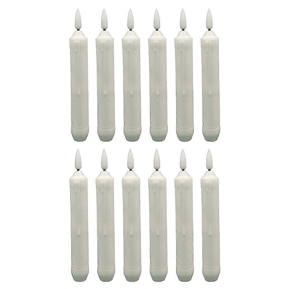 Weiwei Flameless LED Taper Candles - 12 Pack
