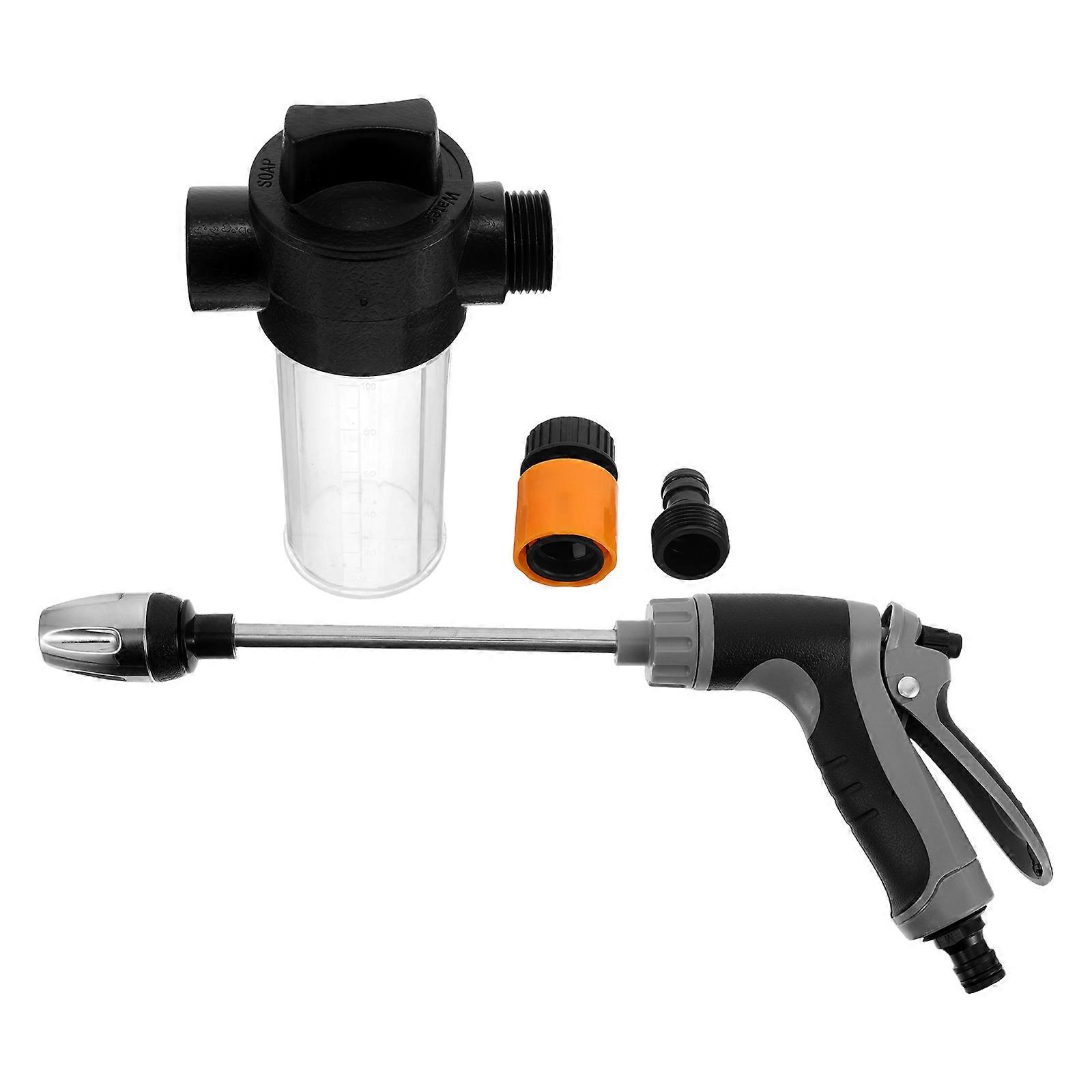 Car Washing Spray Gun with Adjustable Nozzle for 2Sets Use