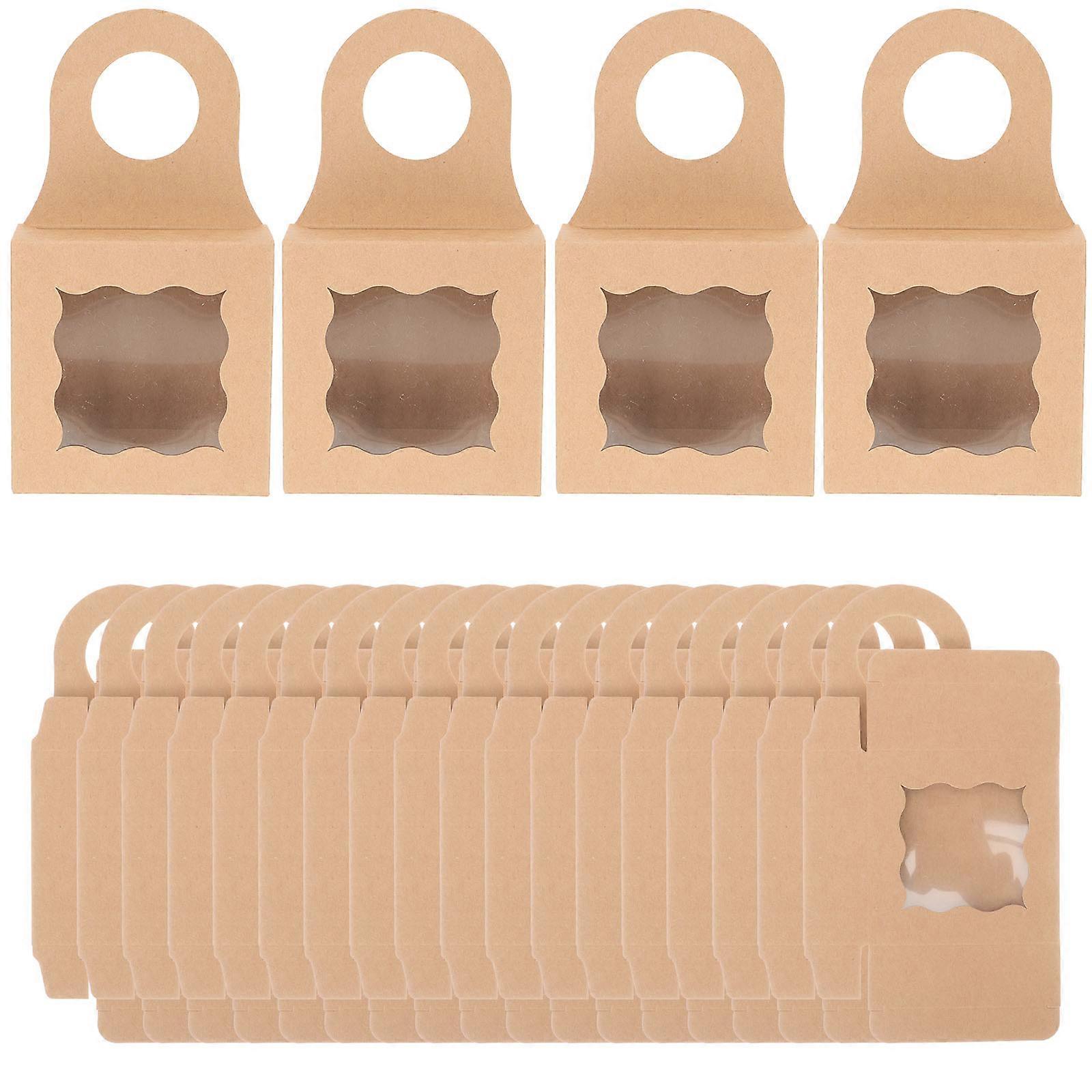 Paper Wine Box Portable Wine Storage Case for Home 100Pcs
