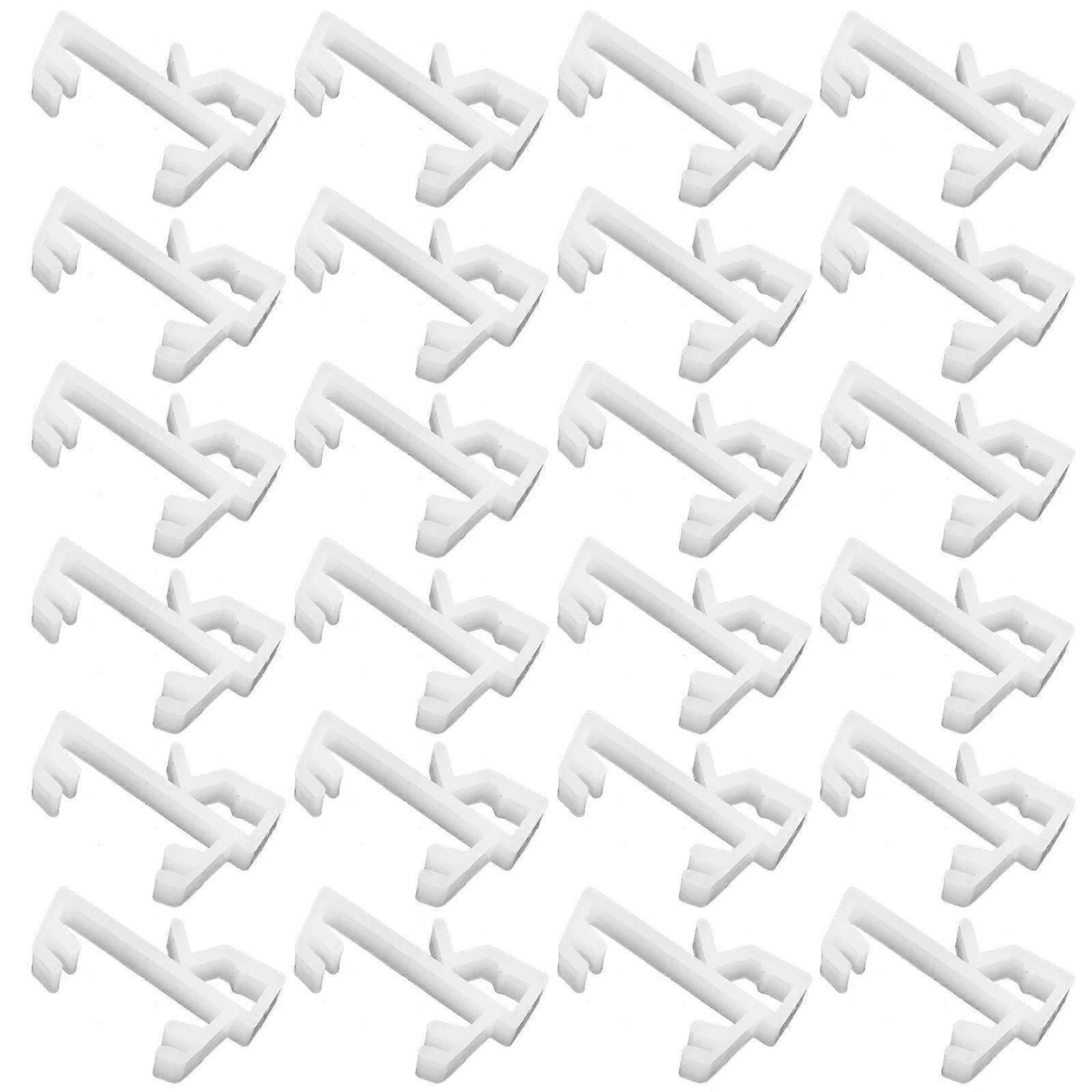 Valance Clips for Blind Replacement Plastic Clips 96Pcs White Kitchen
