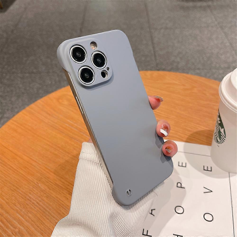 Frameless Ulltra Thin Cooling Armor Plastic Case For iPhone 15 14 13 12 11 Pro Max Plus Camera Protection Shockproof Back Cover