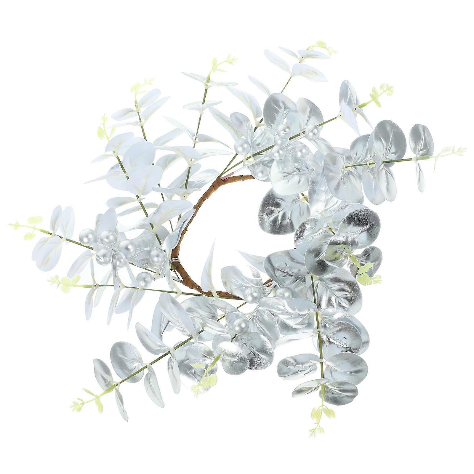 Minimalist Candle Wreath Arrangement Perfect For Event Planners And Christmas Celebrations 1Set