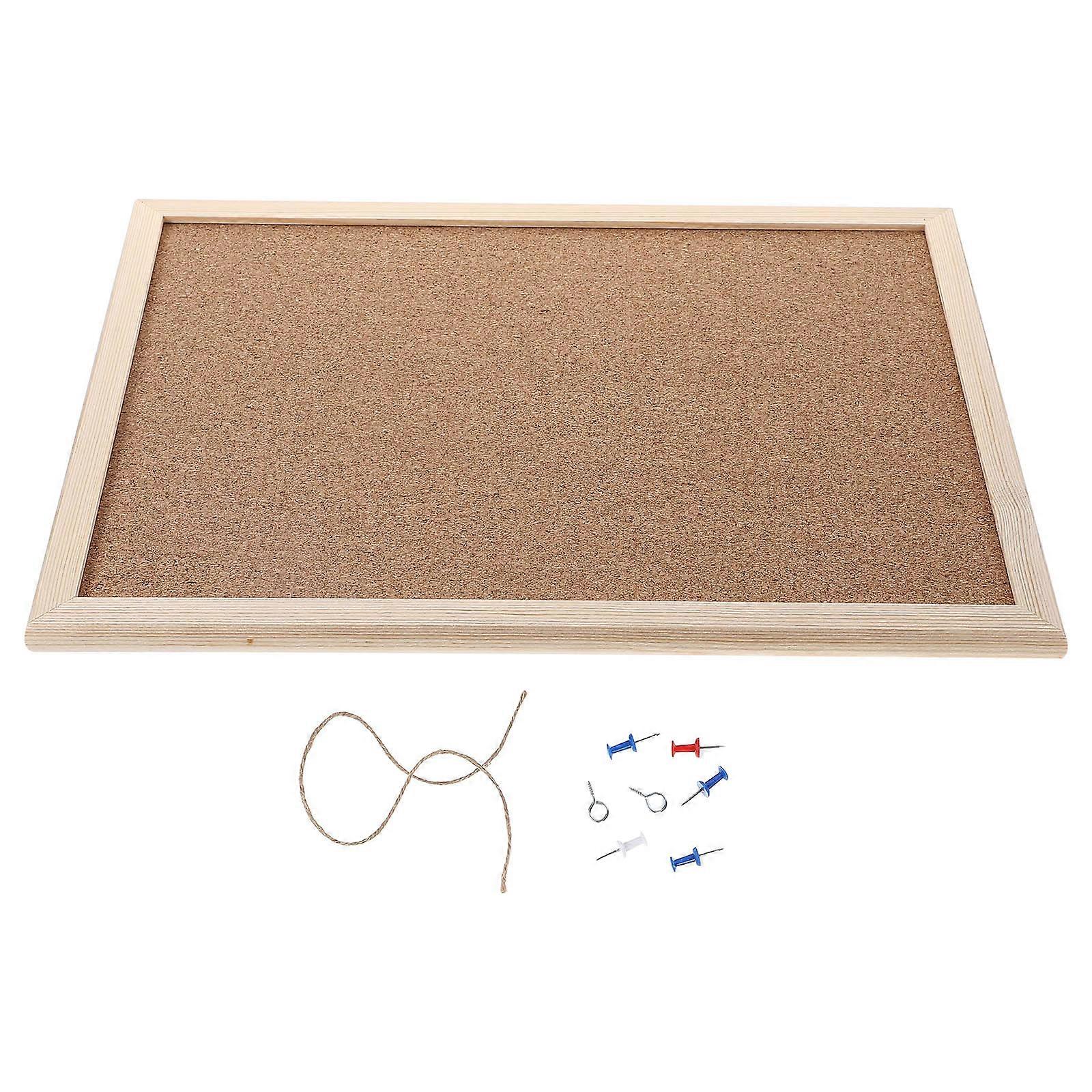 Creative Bulletin Board Display For Office Home Organization 40x30cm Light Yellow With Storage Function 3 Sets
