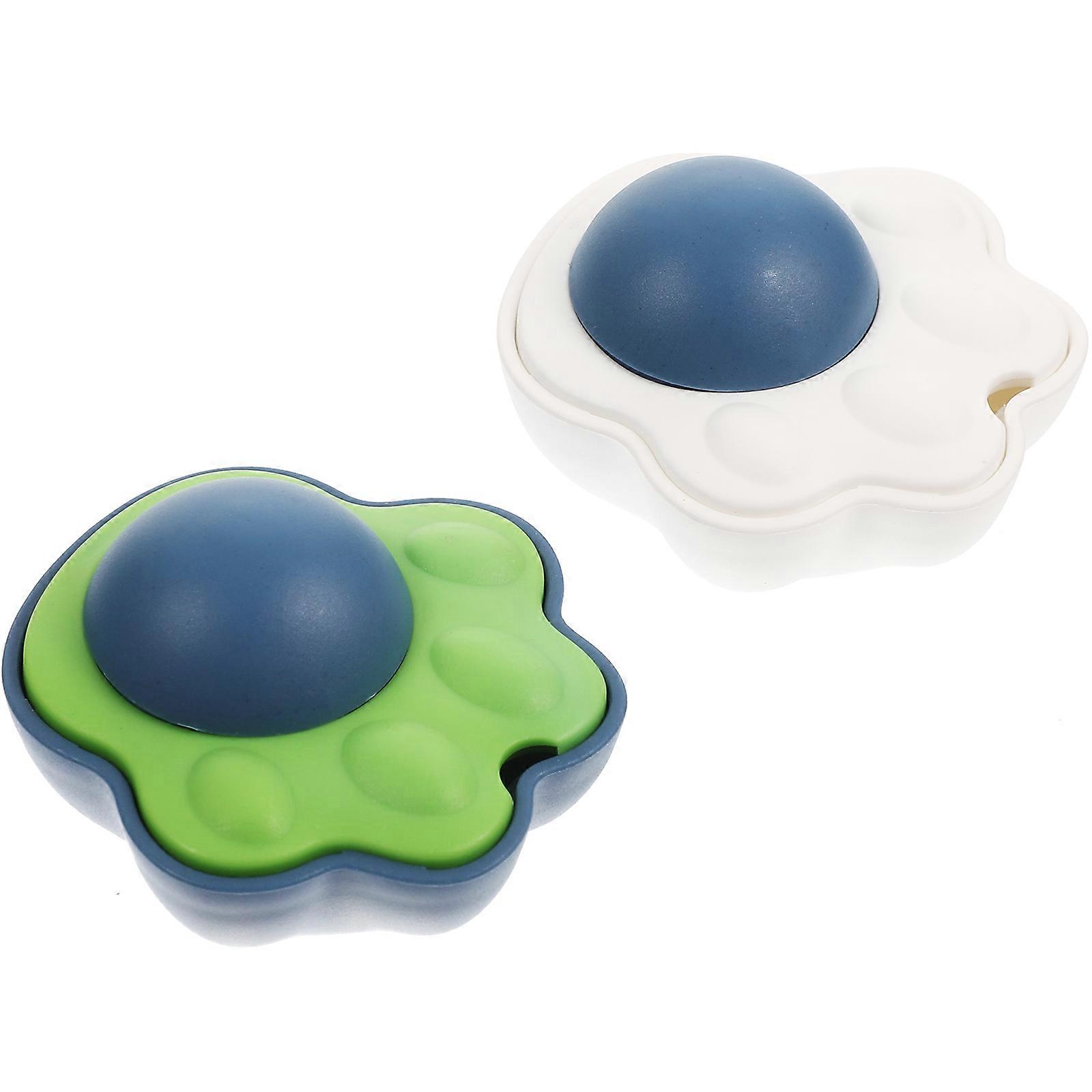 Claw Shape Cat Self-amusing Toy 4 Sets Assorted Color For Cat Lovers Indoor .36X2.36X1.18In