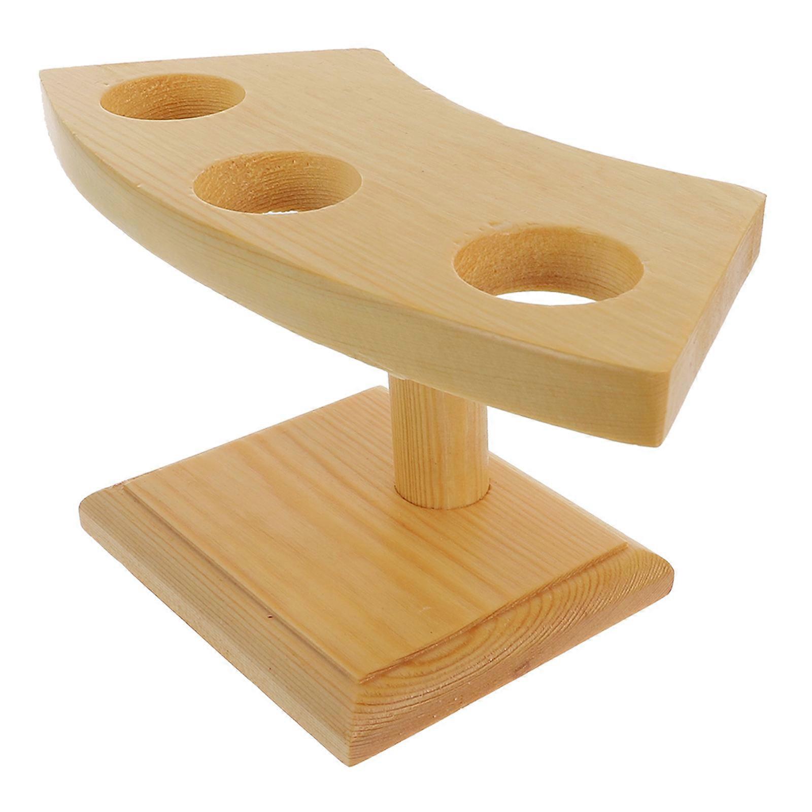 Ice Cream Cone Holder Wooden Stand for Storage Use 5Pcs Party Dessert Display
