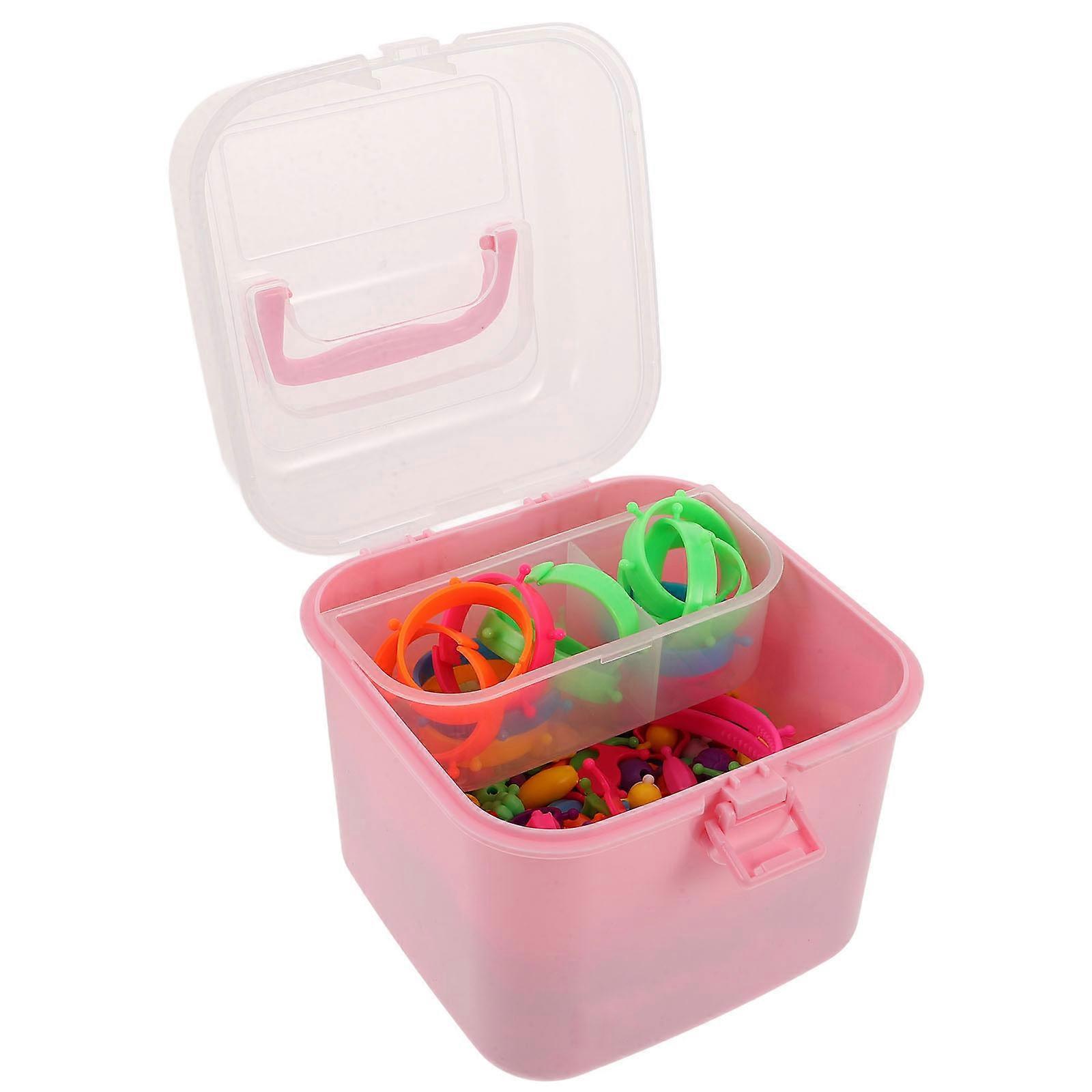 Snap Beads 500Pcs Creative Jewelry Making Kit For Kids Featuring Assorted Colors And Unique Snap- For Improved Motor Skills