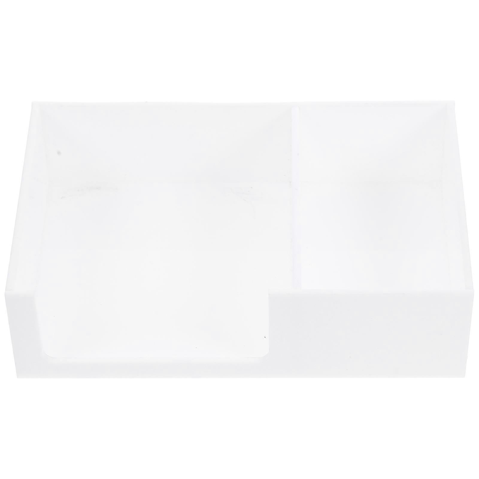 Rectangular Acrylic Tea Bag Holder For Coffee Station Storage With Sleek Design Suitable For Home Or Office 2Pcs