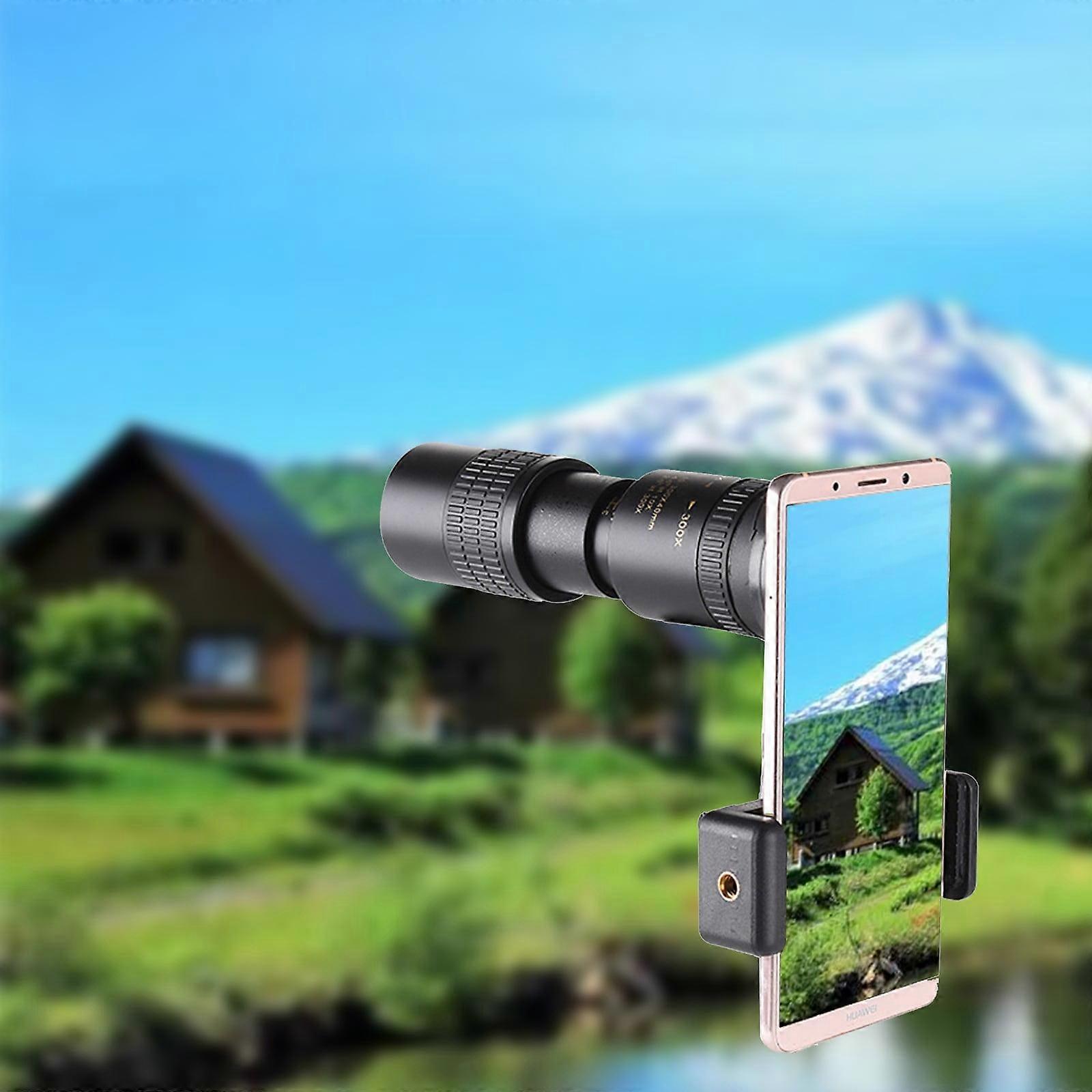 10-300X40 Cell Phone Zoom Lens ,High-Definition,Universal Kit,For Most Of The Cell Phone,Good Color Reproduction,For A Variety Of Occasions