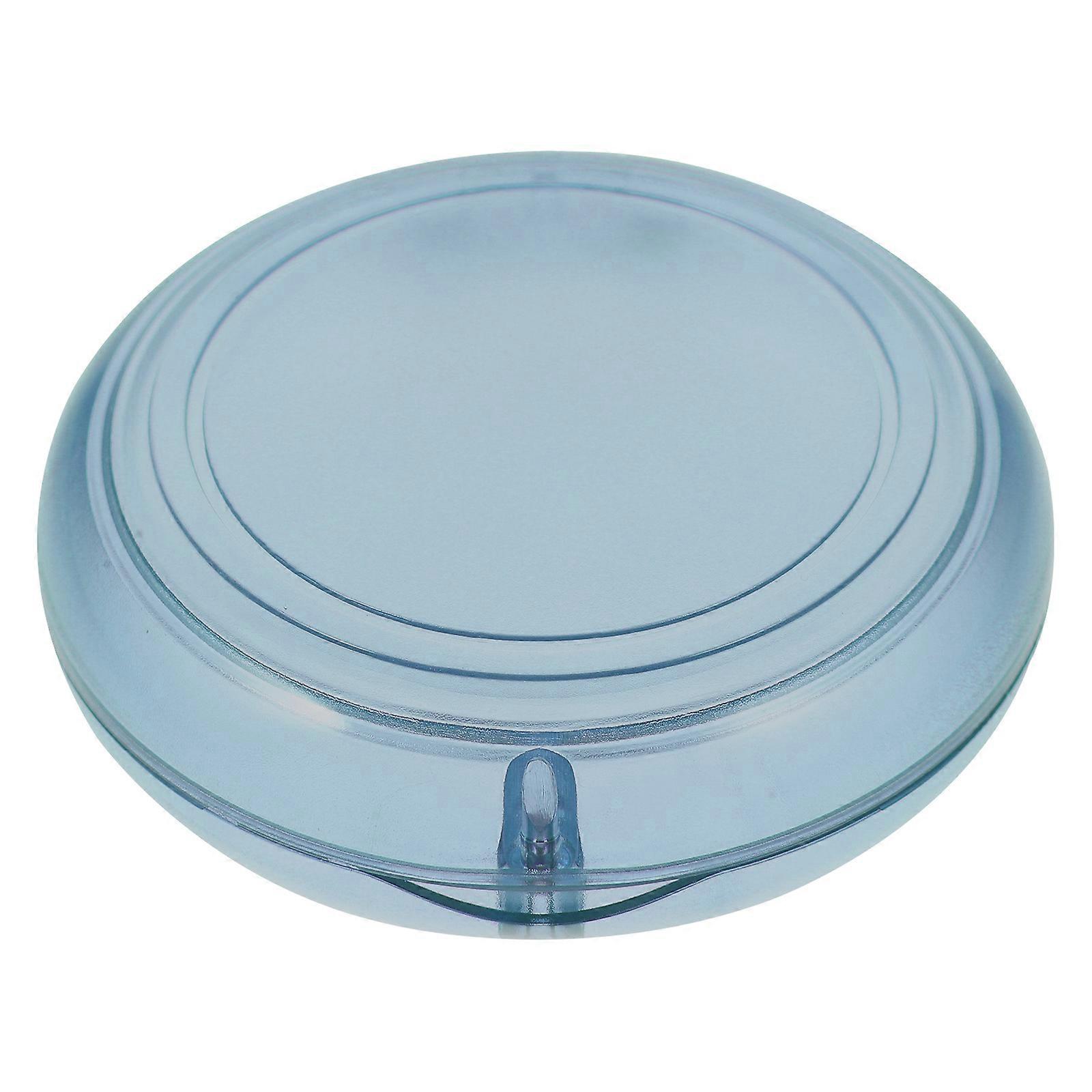 False Teeth Box Dental Retainer Case for Storage 4Pcs Small Sky-Blue Pc Material