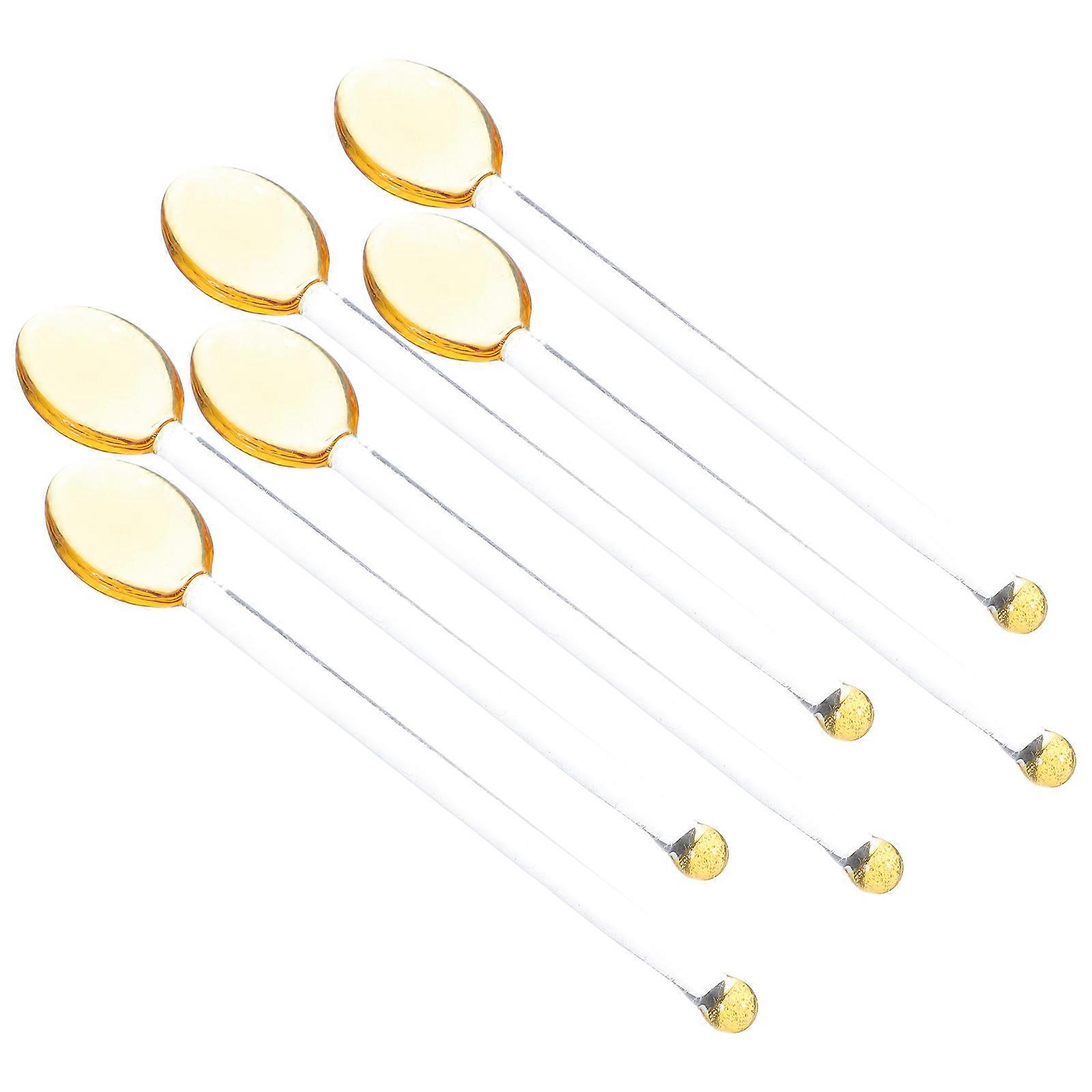 Mini Glass Tea Stirring Rods For Households Daily Use 13.00X2.50X1.20CM Stirring Coffee 18Pcs