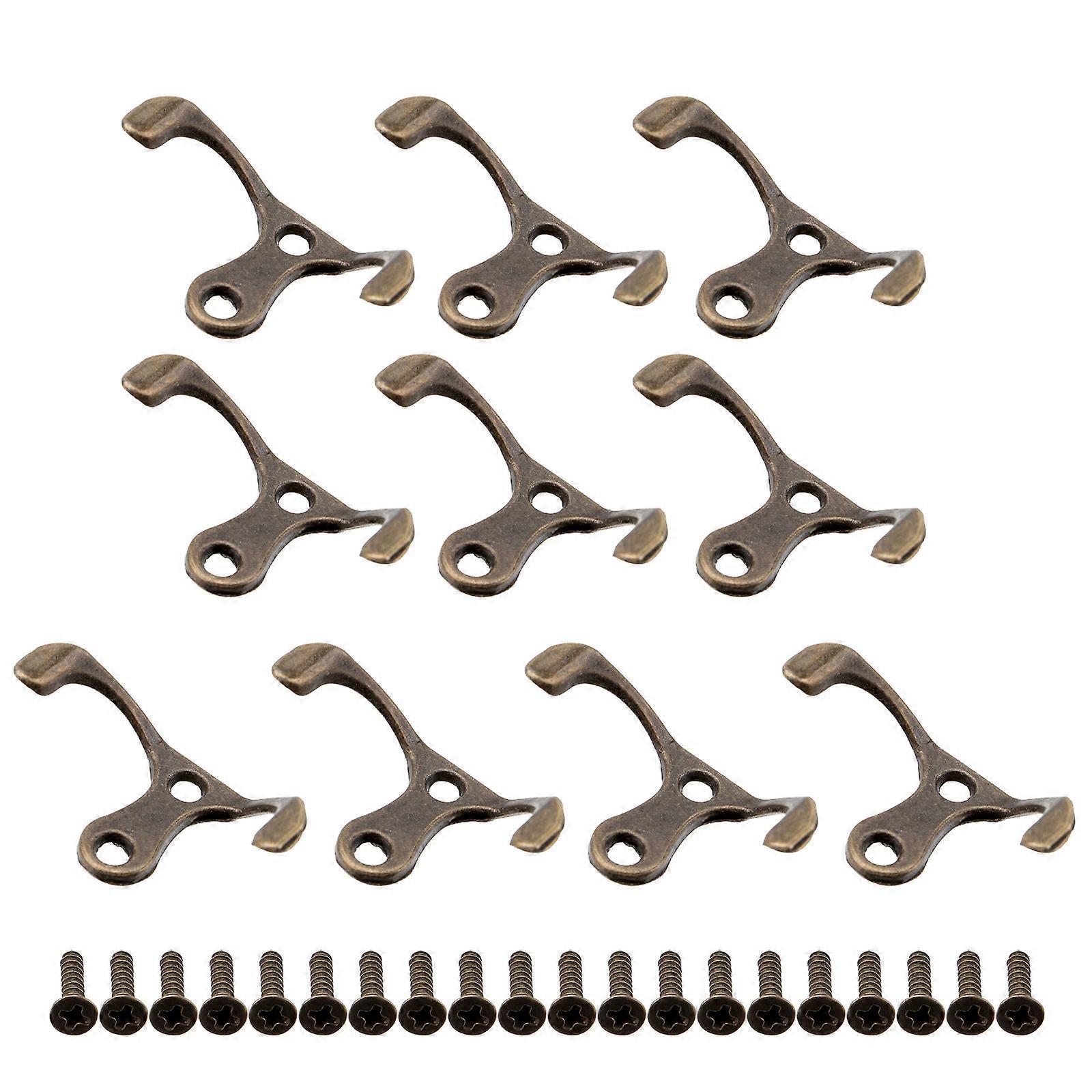 Hook Double Creative Door Behind Hook for Home 10Pcs