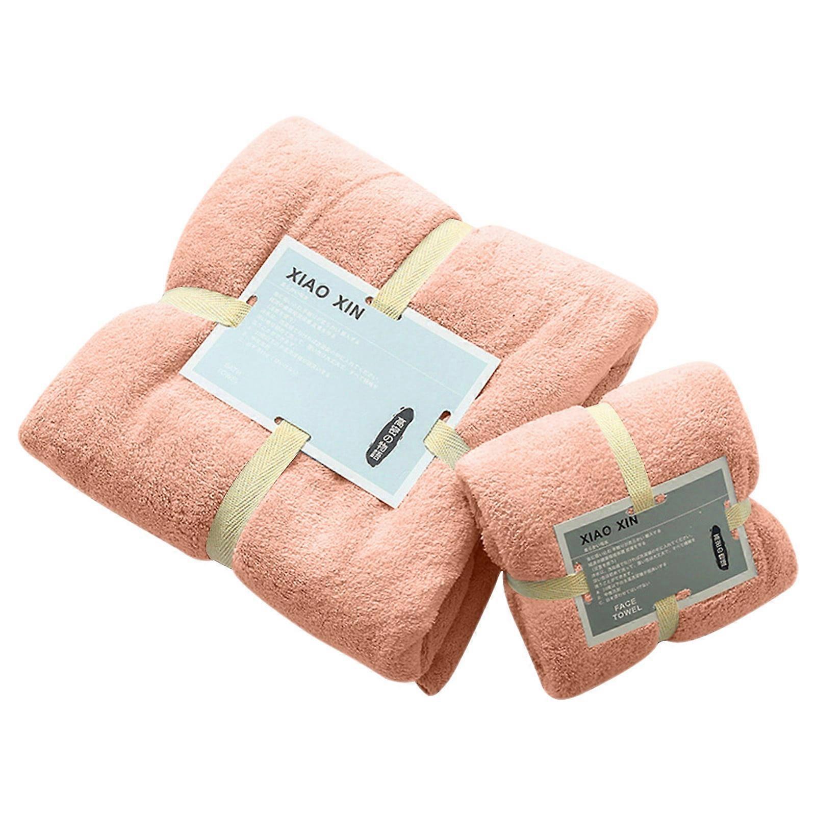 ZKCCNUK Towels for Bathroom Cotton 2 In 1 Bath Towel And Face Towel Soft-Set OF 55.1" x 28.7"