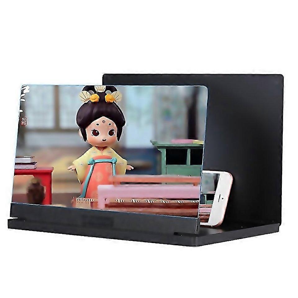 For Portable Folding Phone Screen Amplifier Hd Antiblue Light Magnifying Glass