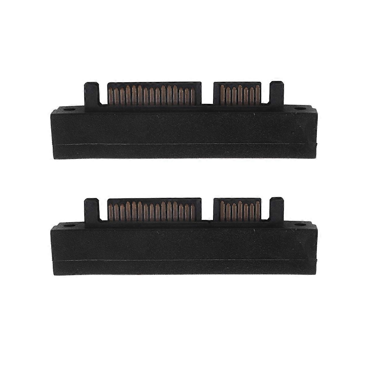 Right Angled 90 Degree SAS 22 Pin to 7 Pin + 15 Pin SATA Adapter