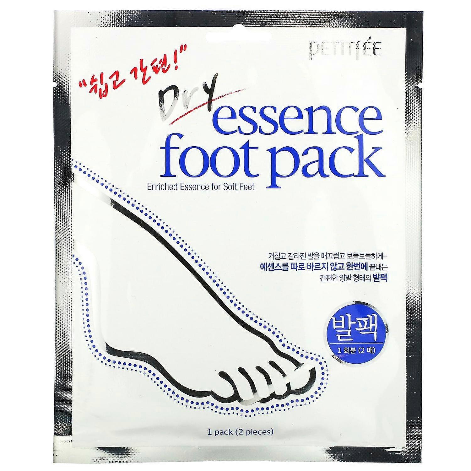 Petitfee, Dry Essence Foot Pack, 1 Pair