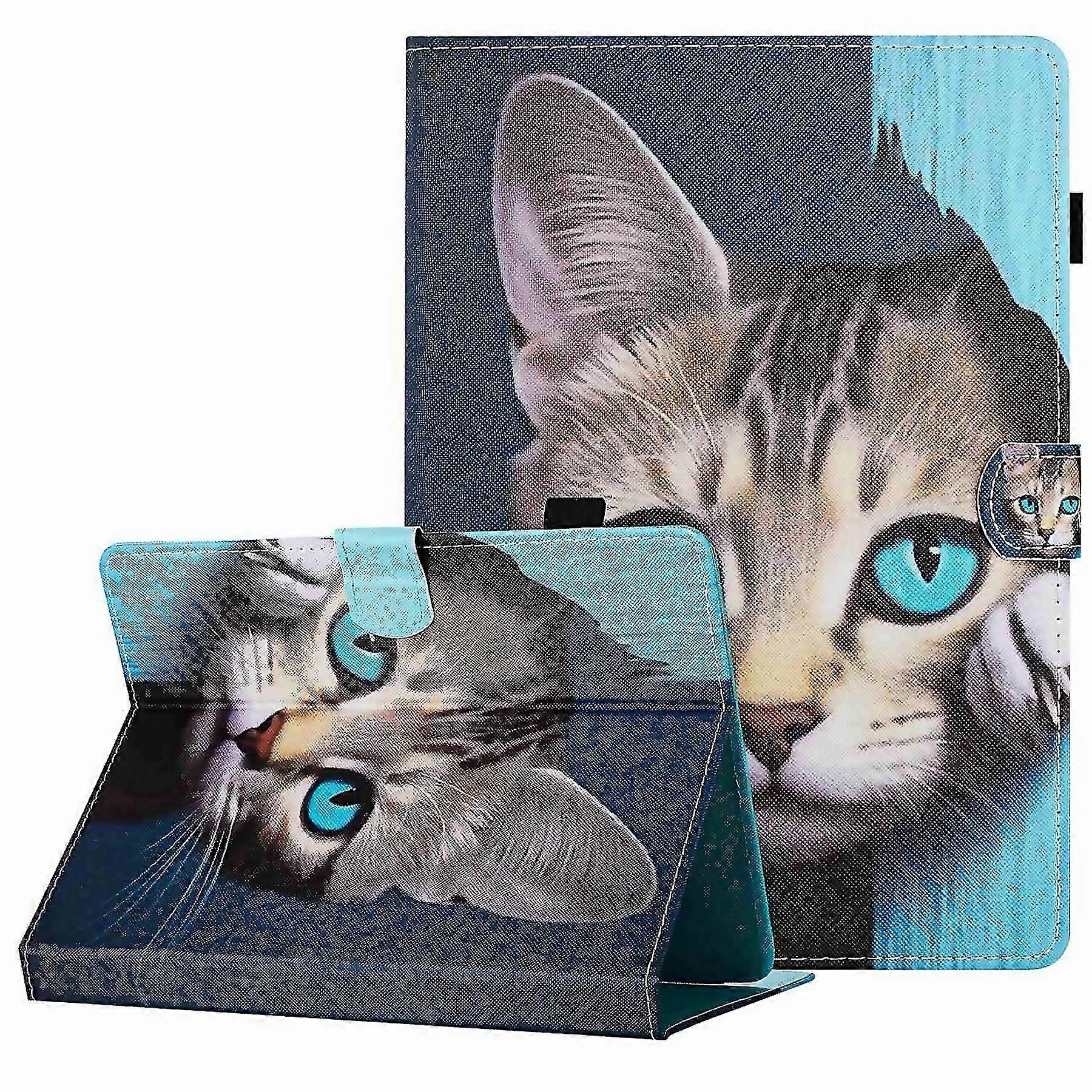 For Painted Pattern Stitching Leather Tablet