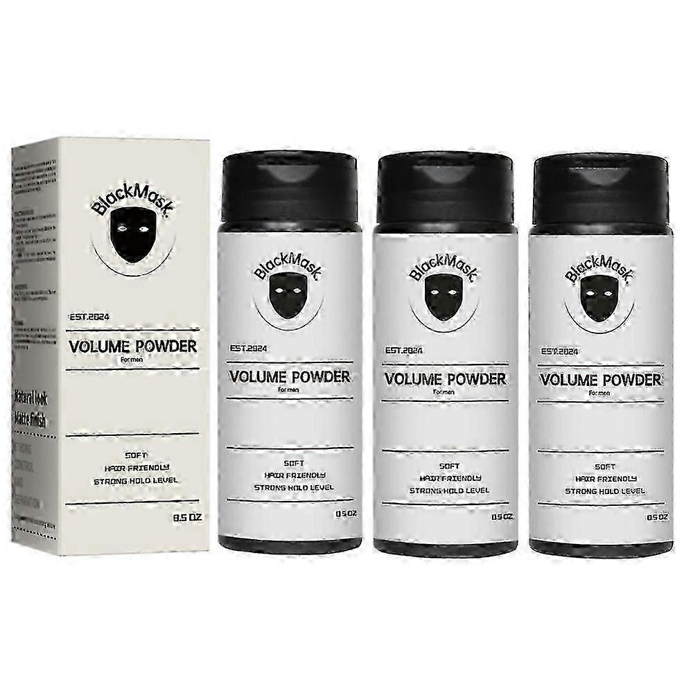 BlackMask Hair Styling Powder,Volume Powder Instantly Adds Texture & Volume 40g