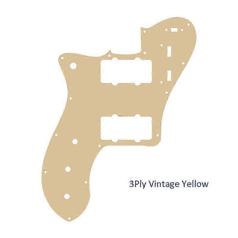 Tilpassede gitardeler - For US FD US FD 72 Tele Deluxe JM Reissue gitarplekterbrett med Jazzmaster-layout i mange farger, 26-tommers