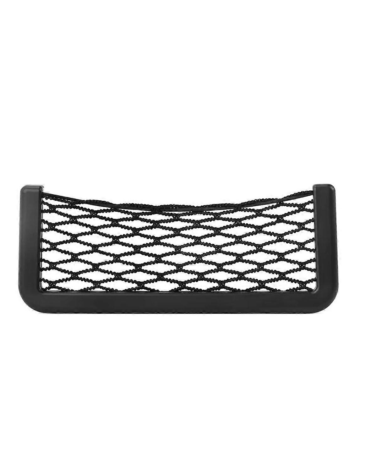 Storage Net Universal Car Organizer 2PCS 20x8 Cm Elastic Mesh Bag Auto Paste Net Pocket Phone Holder