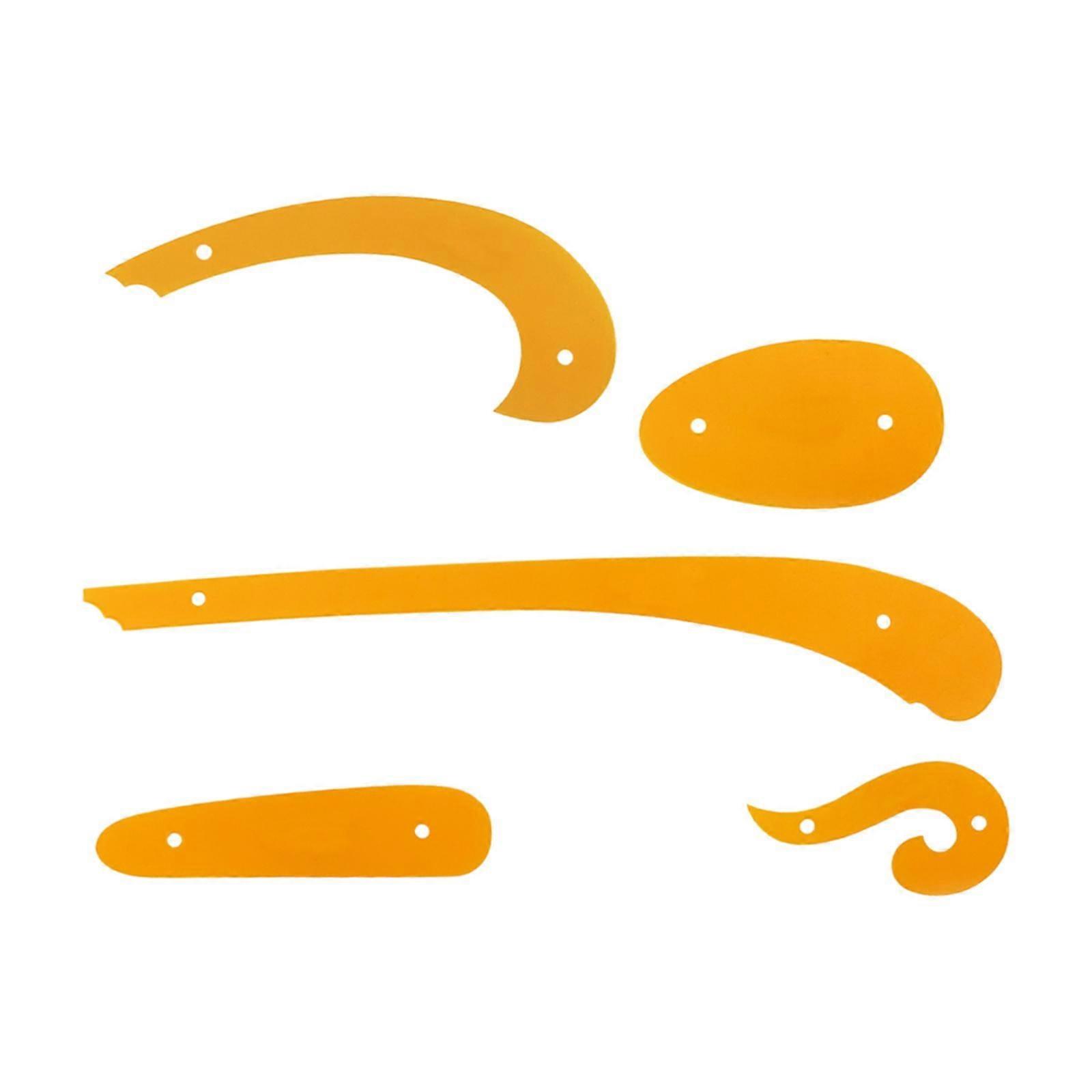 GUOOL French Curve Ruler Drafting Drawing Template Tool Woodworking Tool Comic Template Tool Multi Function for Design Art Clothing Style H