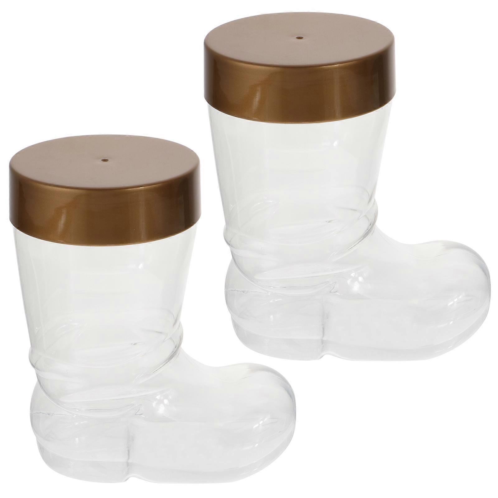 -Shaped Candy Bottle for Storing Candy Use 2Pcs Set