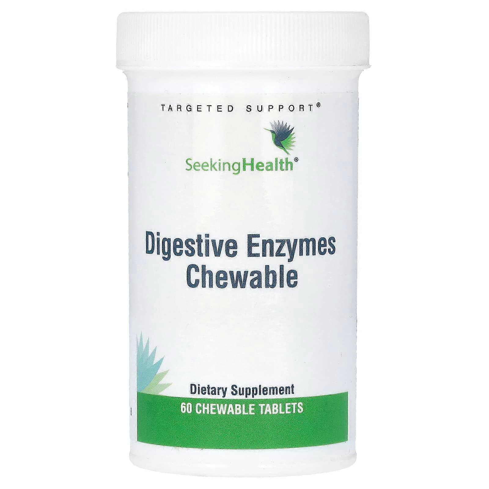 Digestive Enzymes Chewable, 60 Chewable Tablets