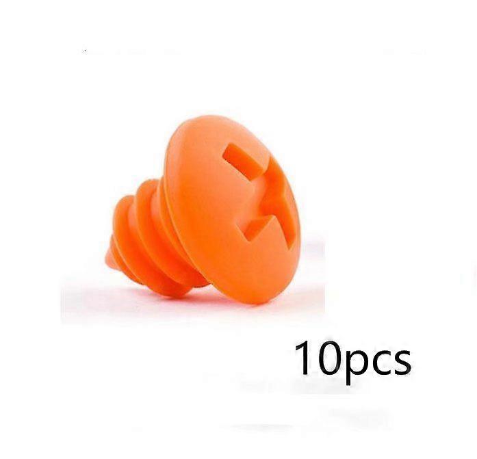 独創的なネジ型白ワイン、外国産ワイン、赤ワイン、フレッシュシリコンボトルストッパー、オレンジ10個入り