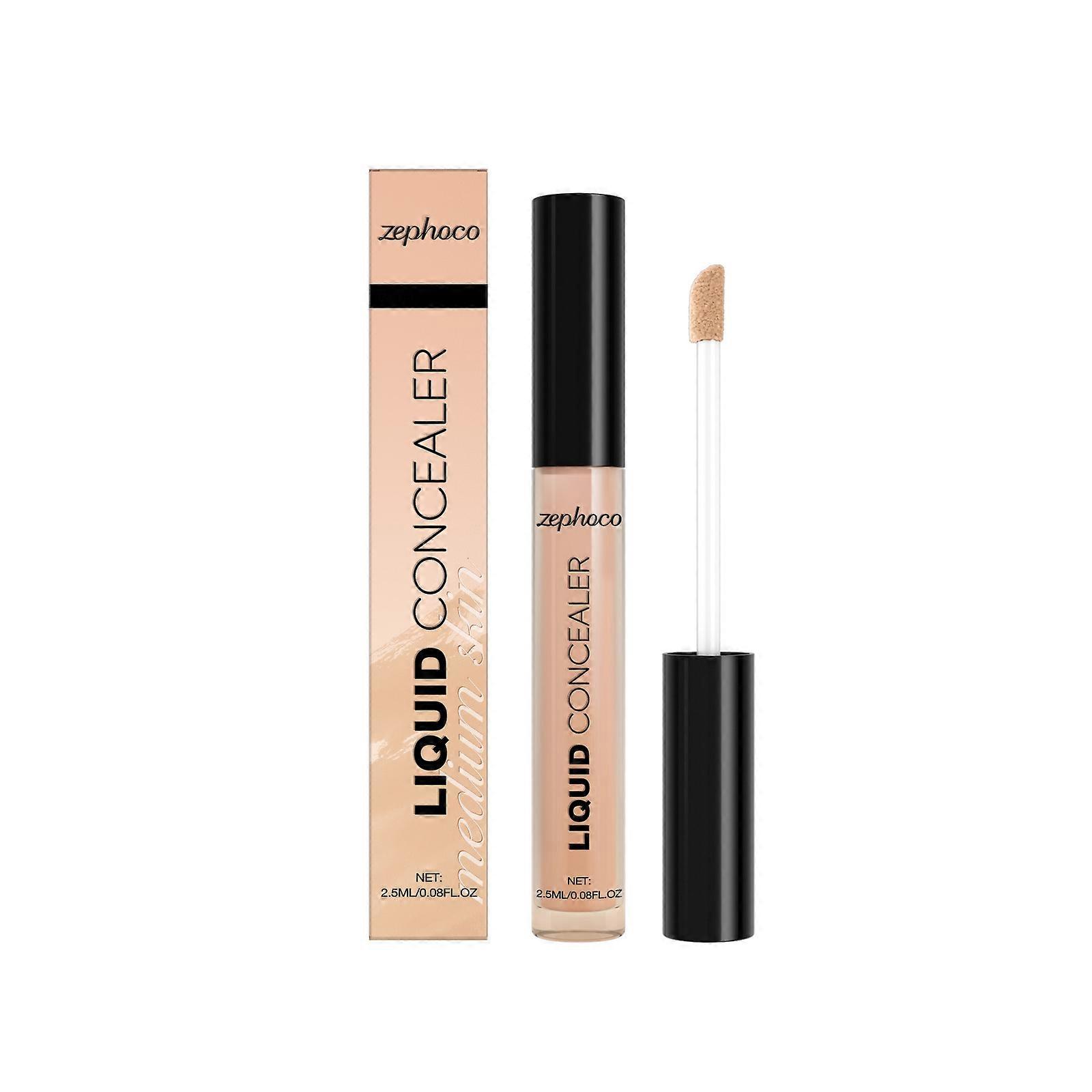 Zephoco Long-Lasting Liquid Concealer Is A Natural Contouring Liquid That Hydrates And Smooths The Skin Tone, Covering Blemishes And Dullness