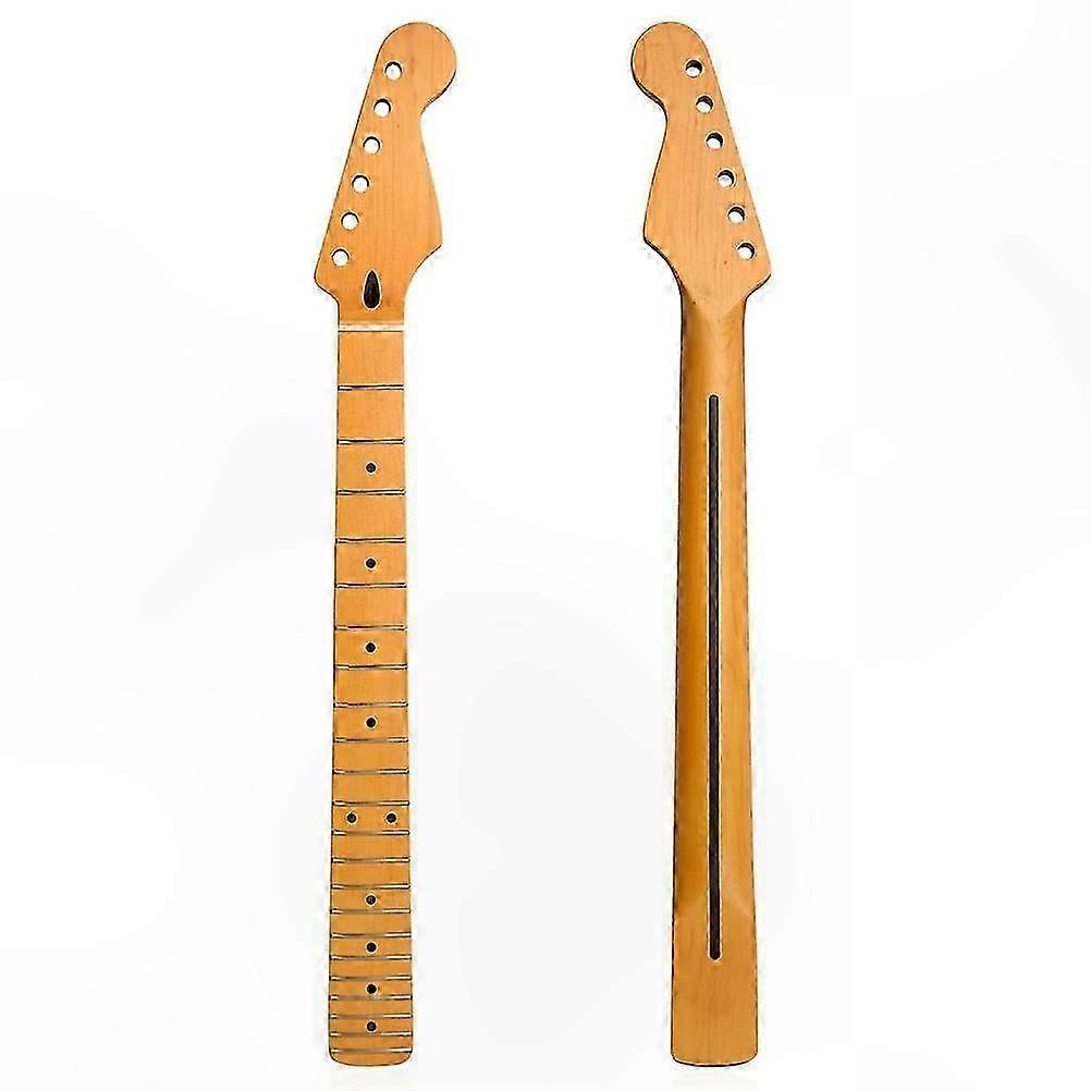 Hals för elgitarr i lönn med greppbräda och 22 band, ersättning för trä, gör-det-själv-gitarrkomponent