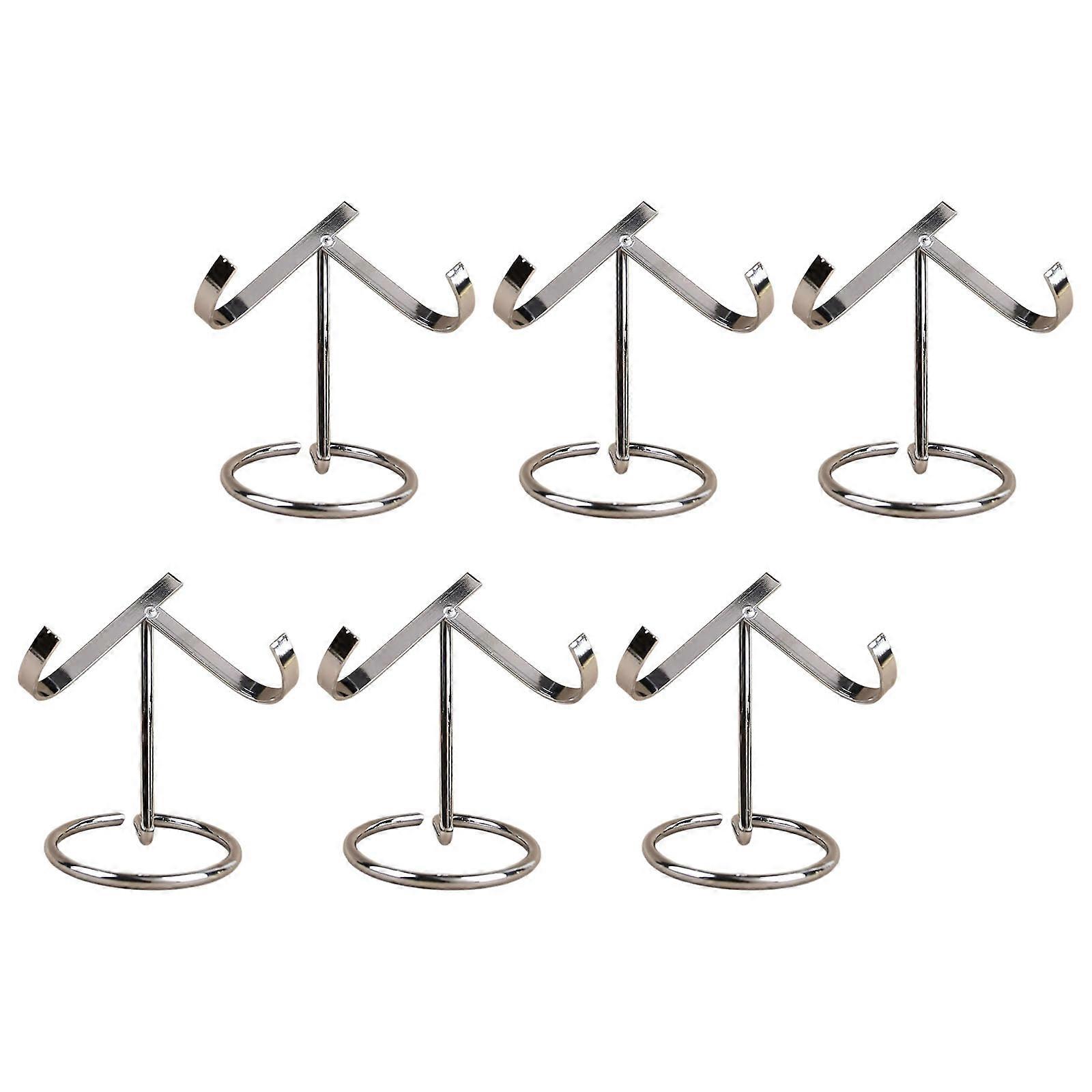 Strong Metal Crystal Display Stand For Home Deck And Office Decoration Display With Against Slip Base  Silver S