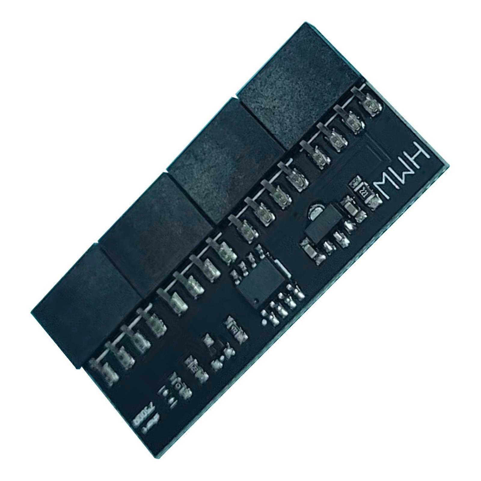 Fast Speed Fan Emulator, 7000RPM, 4 in 1 PC Cooling Accessory  For S17 S19 Series Computer and Office Use Multicolor