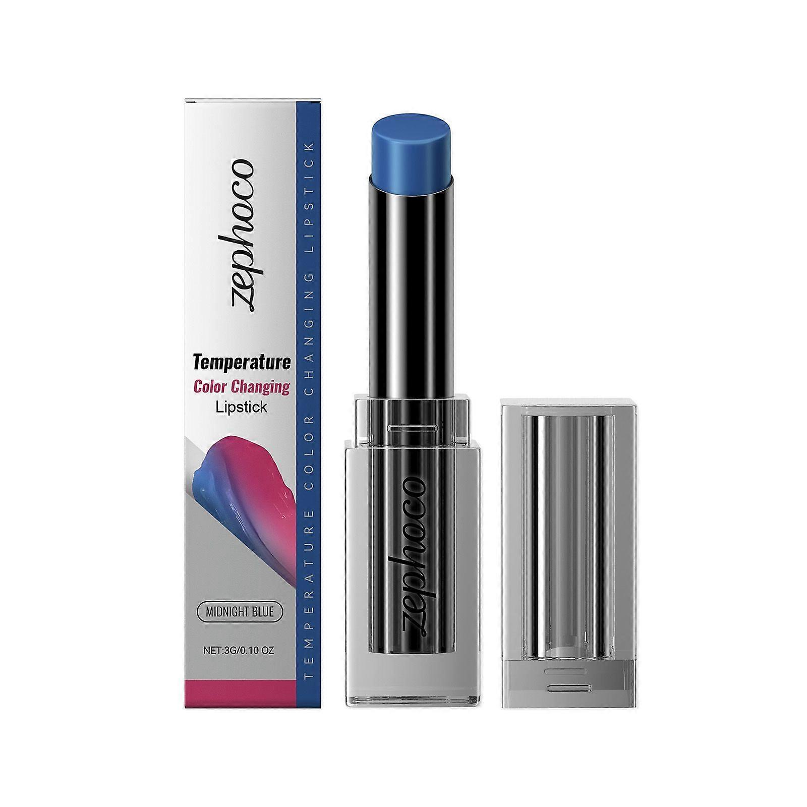 Midnight Blue Temperature Change Lipstick