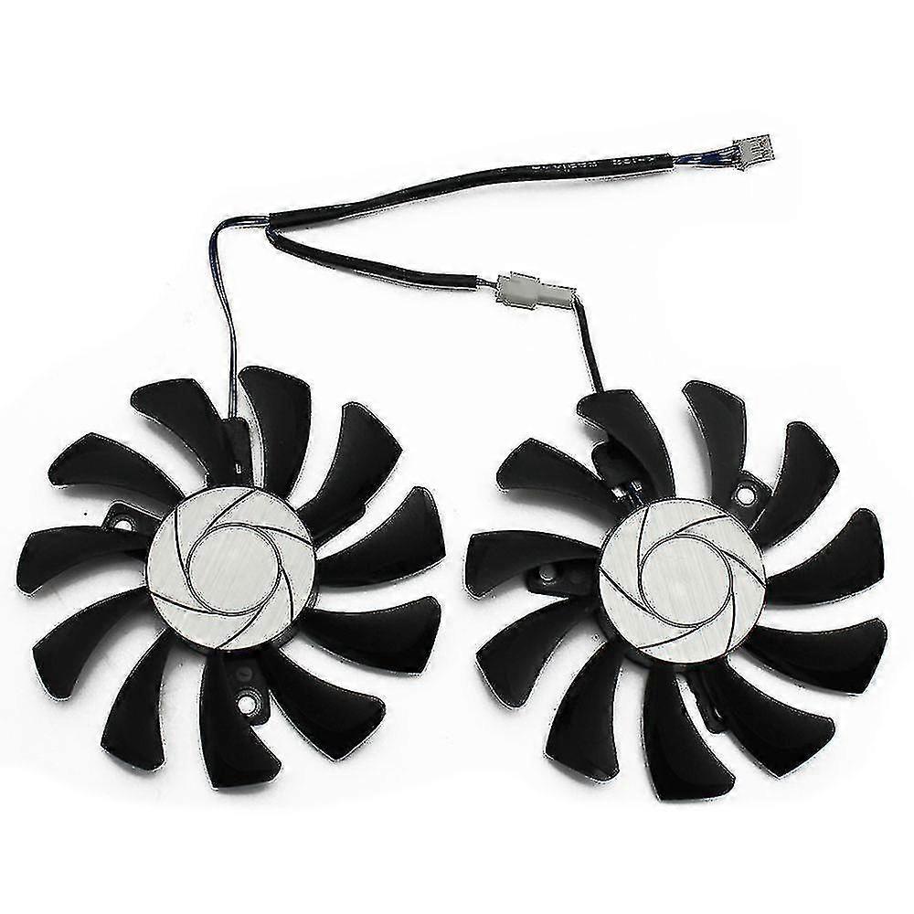75mm 2pin Gtx1050ti Gpu Cooler Dual Fan For Geforce Gtx 1050ti Gtx-1050-ti-4gt-oc Graphic Card Cool banx2