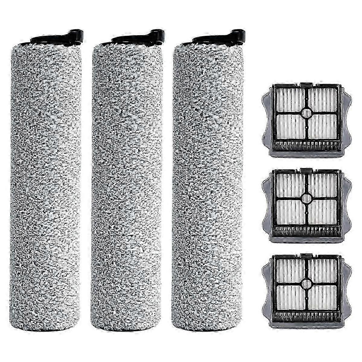 Rollers Brush Replacement and Filters for IFloor 3/ Floor One S3 Cordless Vacuum Cleaner Brush Filt