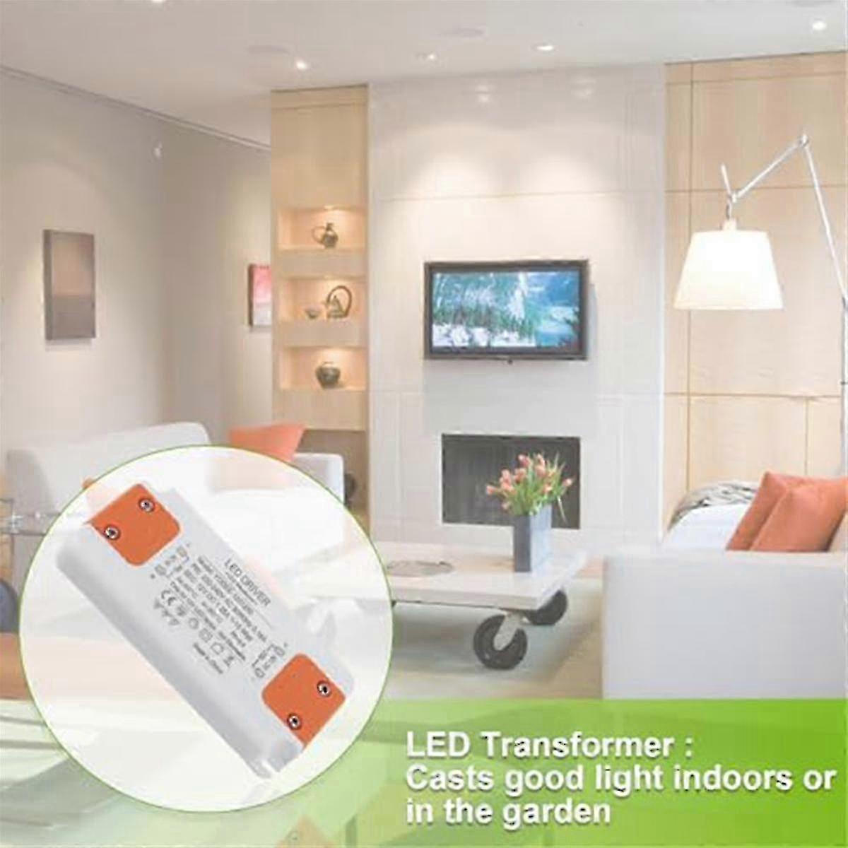 LED Driver Power Supply with 12V 15W Transformer Low Voltage Noise-Free for G4 MR16 MR11 GU4 GU5.3 LED Lamps HwyS